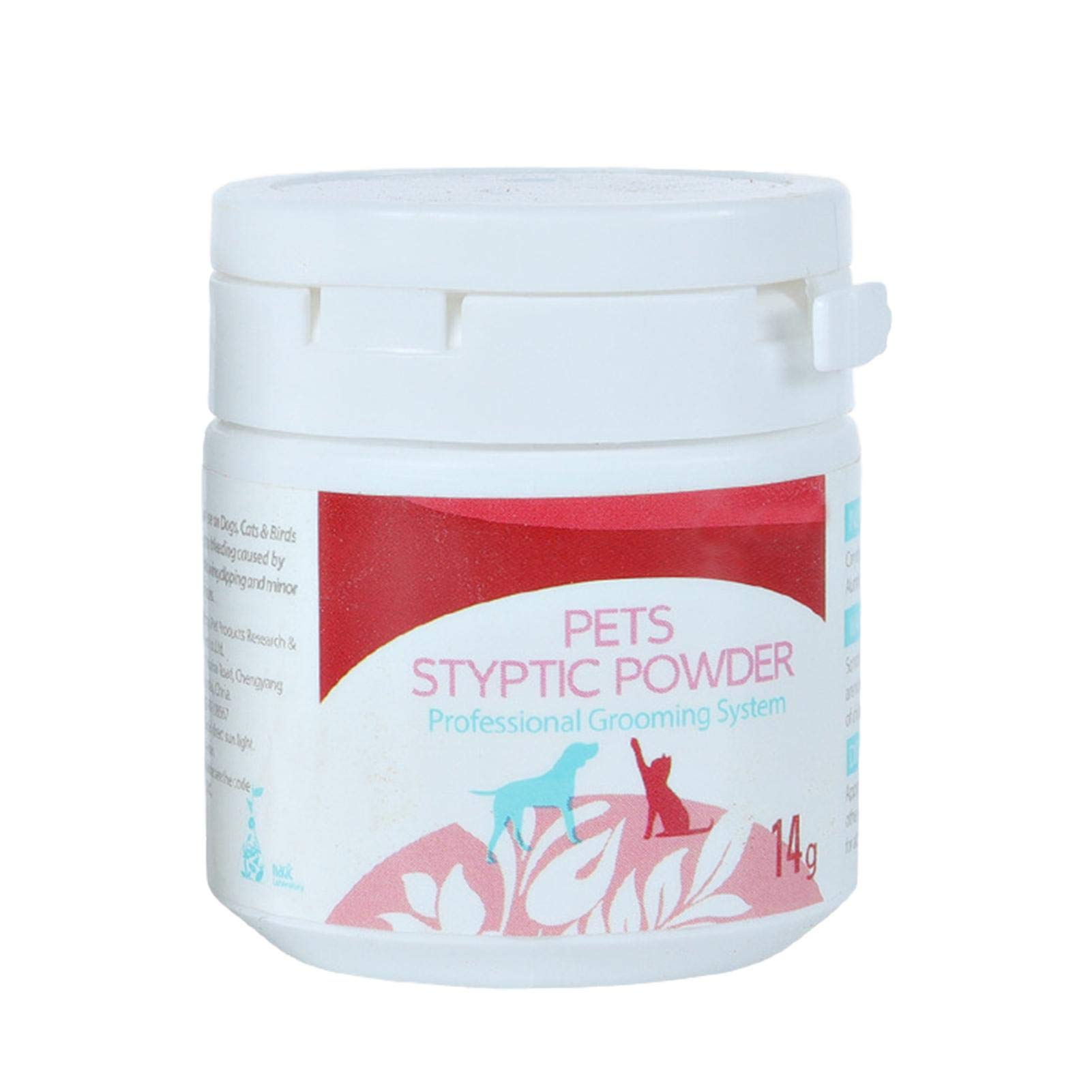 Pet Styptic Powder | Dog Styptic Powder | Nail Care Styptic Powder - Stop Bleeding Skin Protector, Pet First Aid Supplies For Dogs, Cats, And Birds(14g)