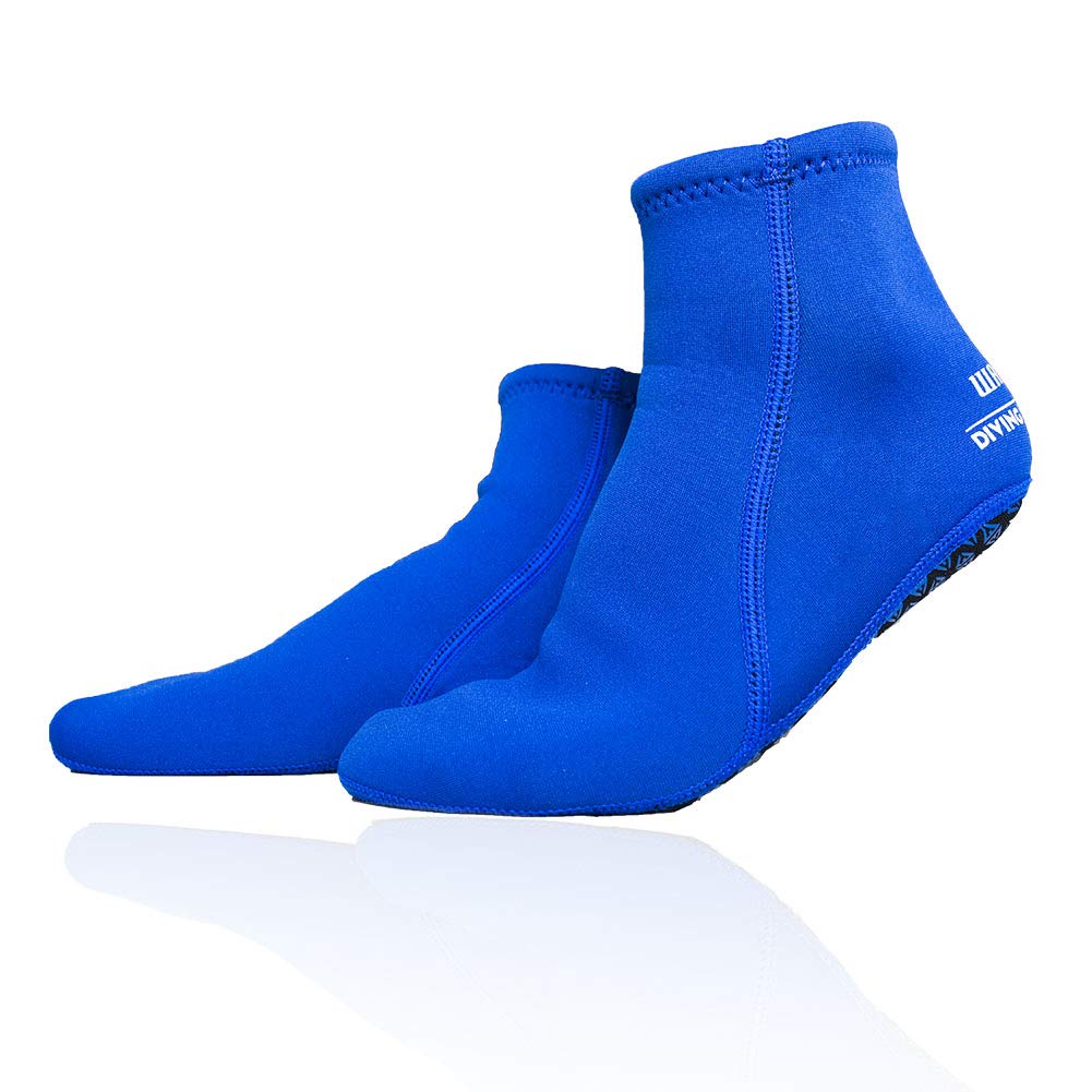 Dwave WACOOL 3mm Neoprene Beach Aqua Yoga Socks for Sand Playing, Scuba Diving, Snorkeling, Swimming & All Water Sports