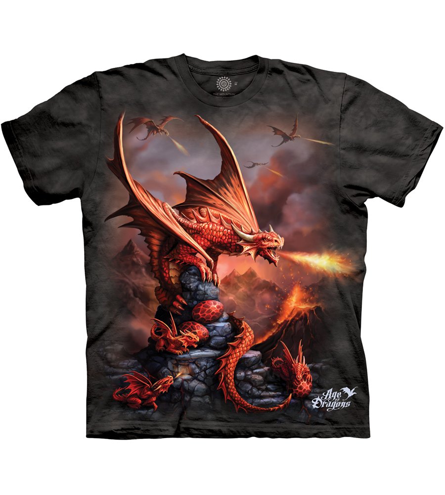 Men's Fire Dragon T-Shirt (pack of 1)