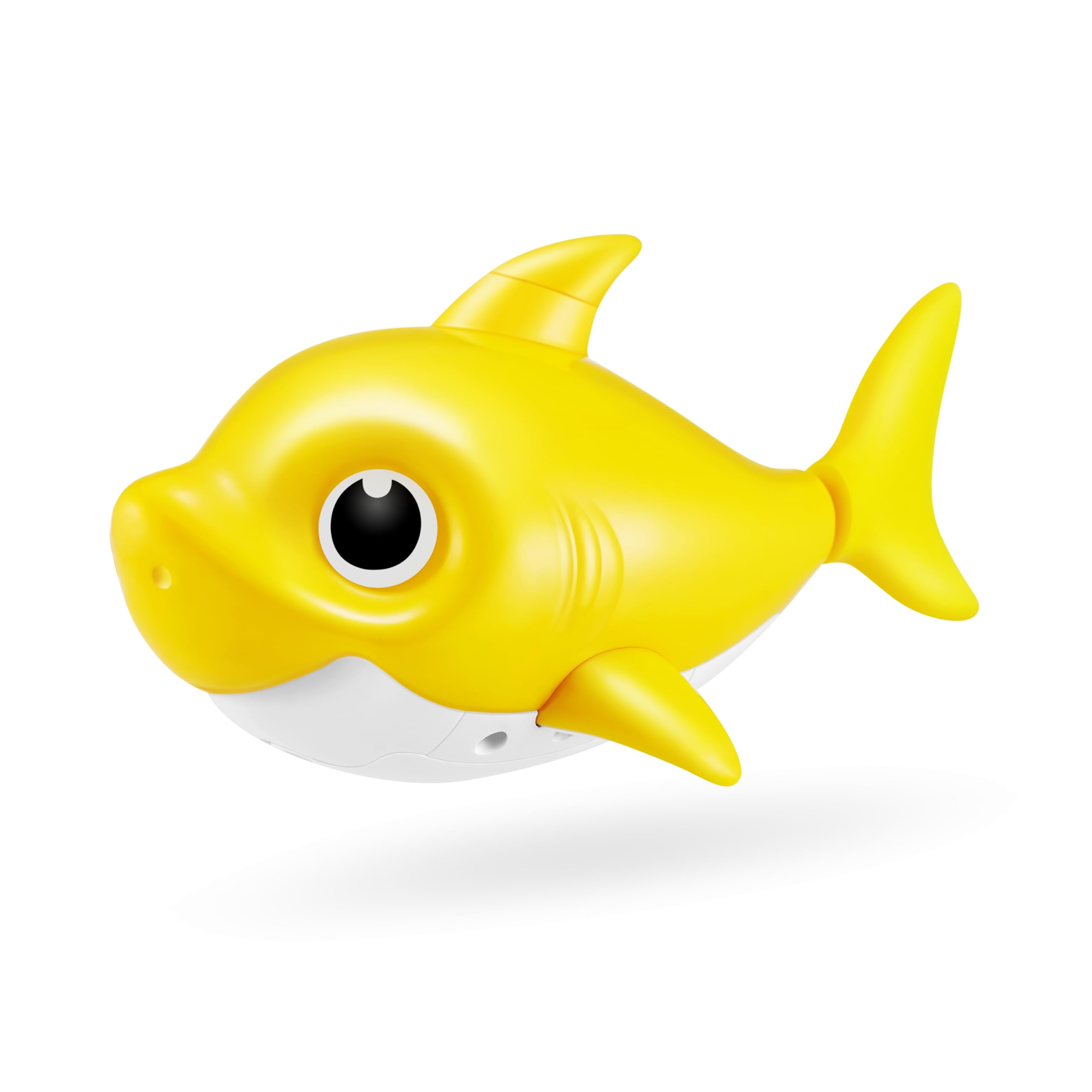 Robo Alive Junior Baby Shark New Silicon Fins Version Swimming Baby Shark (Yellow) by ZURU