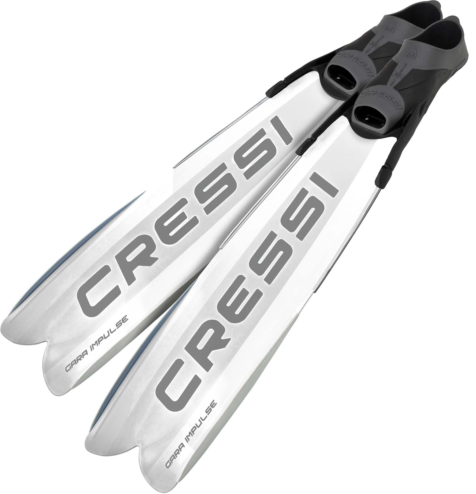 Cressi Gara Modular Impulse Turbo Fins for Freediving with Interchangeable Blades - Designed in Italy