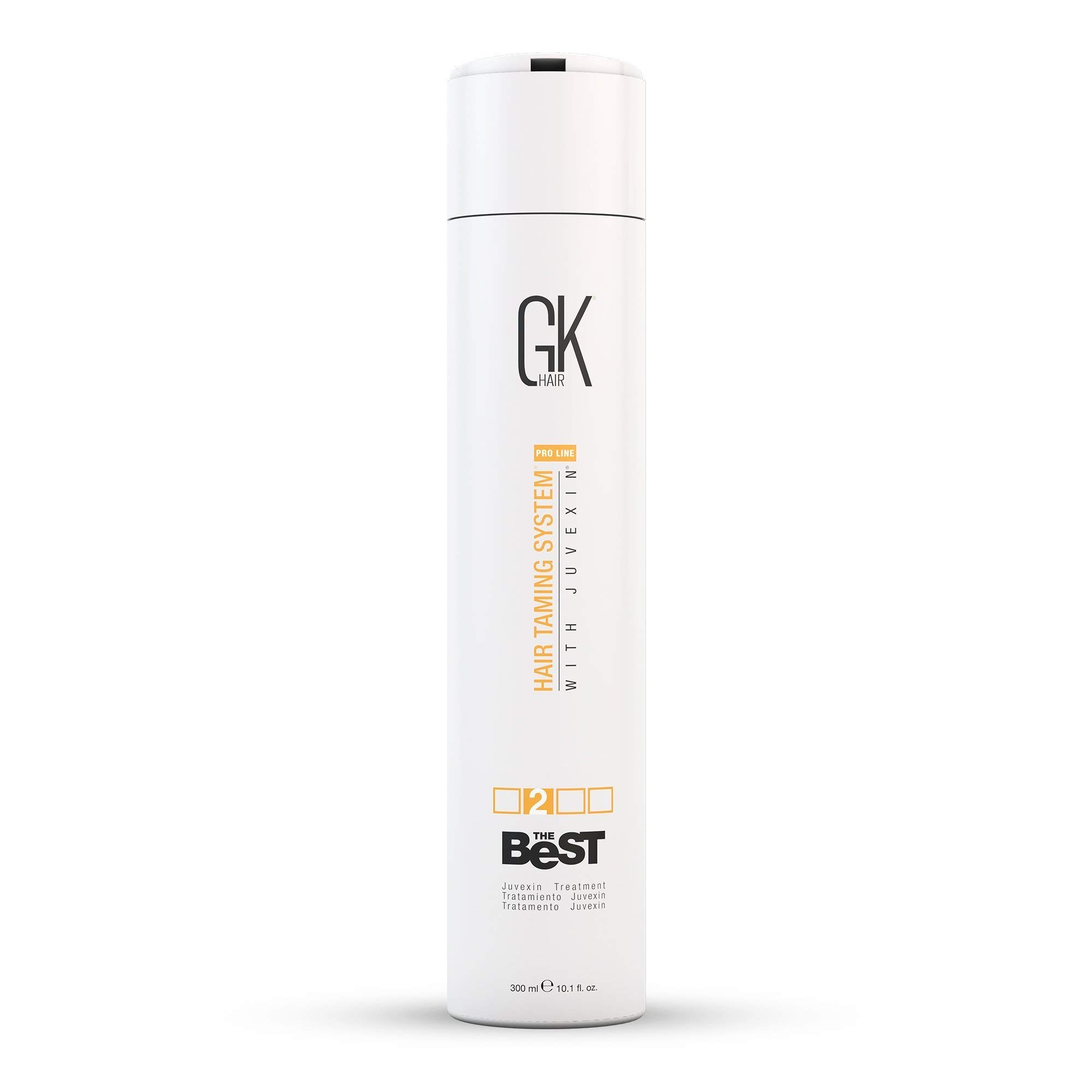 GK HAIR Global Keratin The Best (10.1 Fl Oz/300ml) Smoothing Keratin Hair Treatment - Professional Brazilian Complex Blowout Straightening For Silky Smooth & Frizz Free Hair