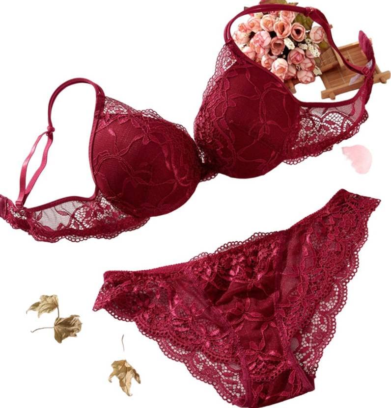 Women's Gorgeous Honeymoon Push up Bra Panty Bridal Set.