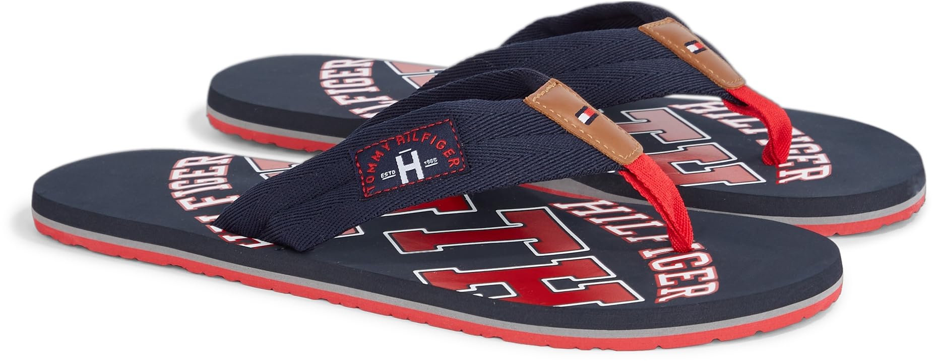 Tommy Hilfiger Men's Essential Th Beach Sandal Fm0fm01369 Flip Flops