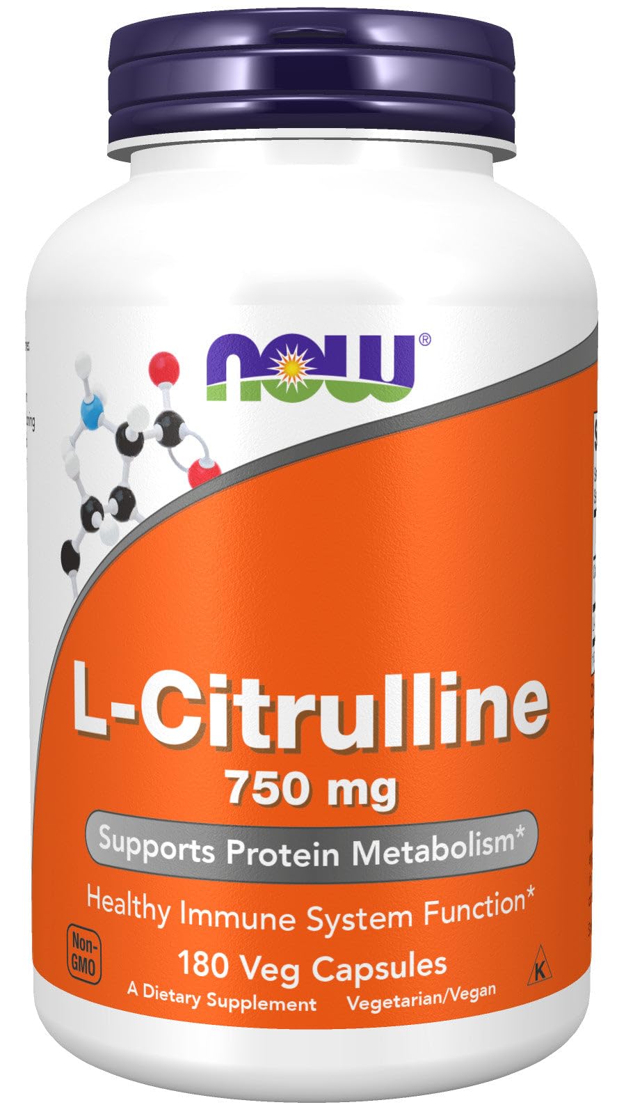 NOW Foods L-Citrulline 750mg - 180 Capsules