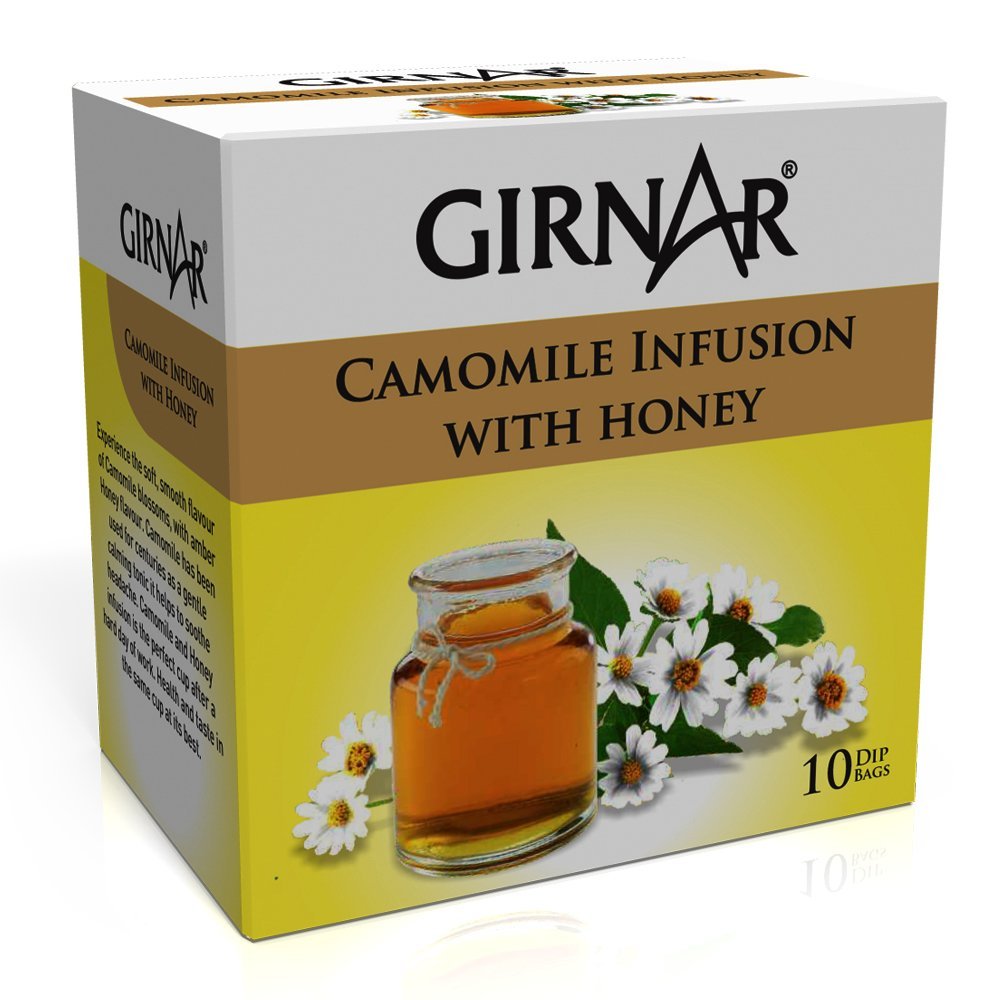 Girnar Chamomile Tea Honey Infusion (10 TeaBags) 10g