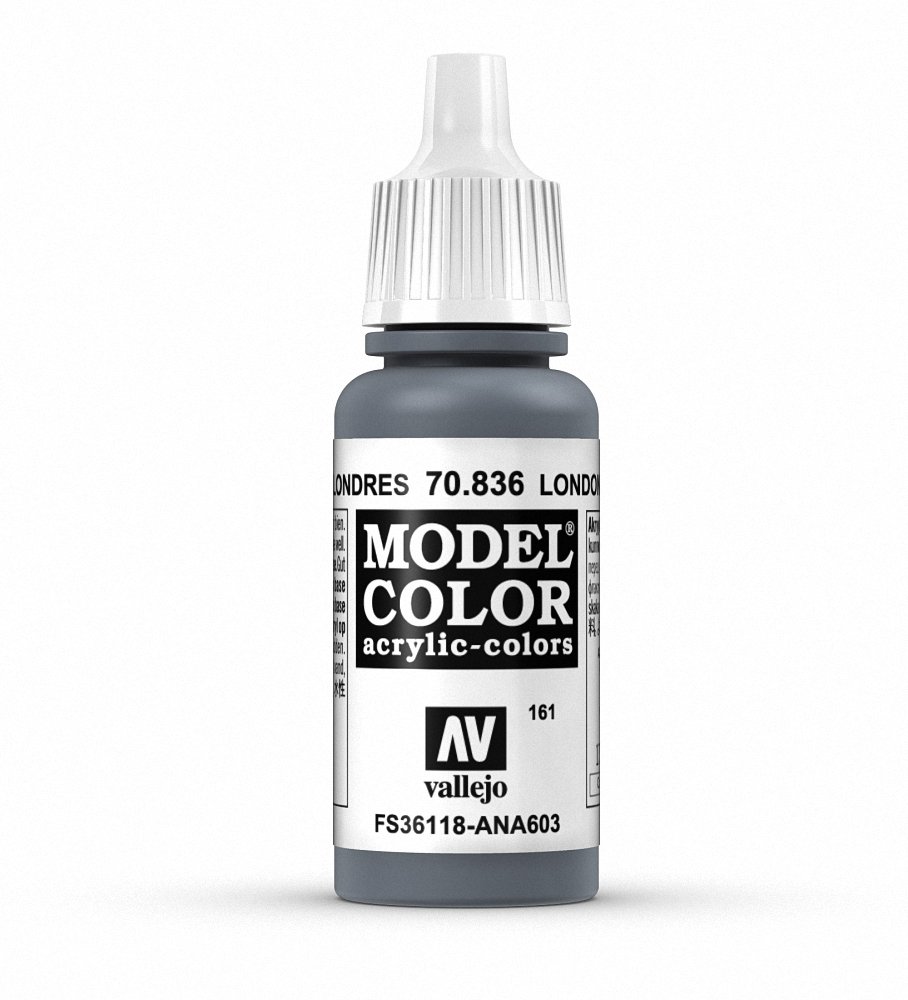 Vallejo70836 Model Color Acrylic Paint 17 ml, London Grey