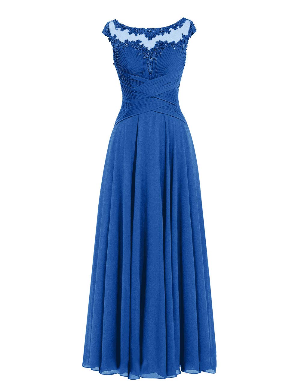 ModeCMother Of The Bride Dress Formal Wedding Party Gown Prom Dresses 22W Blue