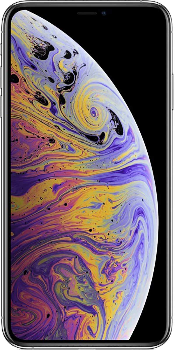 Apple iPhone XS Max, 256GB, Silver - (Renewed)