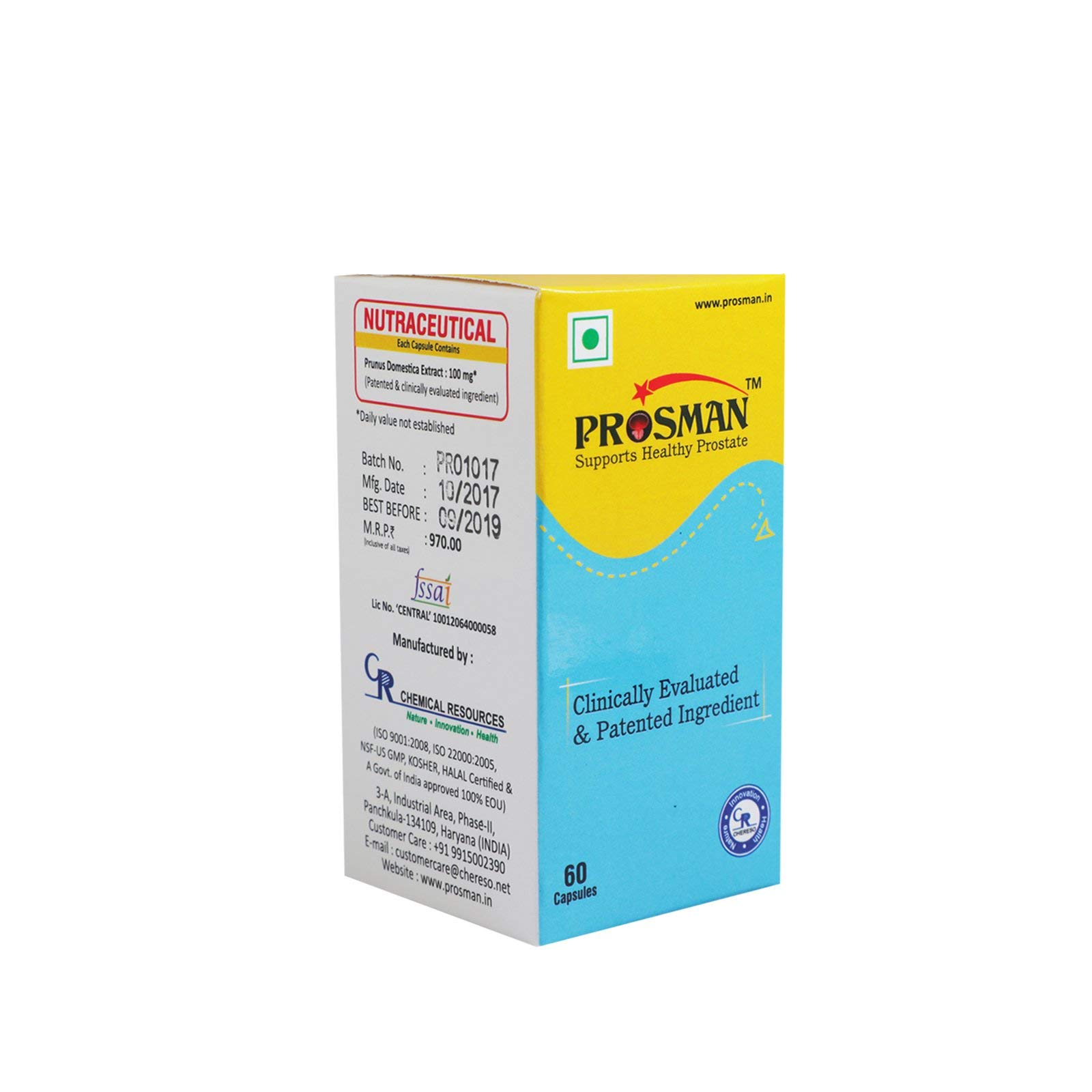 FENFUROProsman 60 capsules | Natural | proven