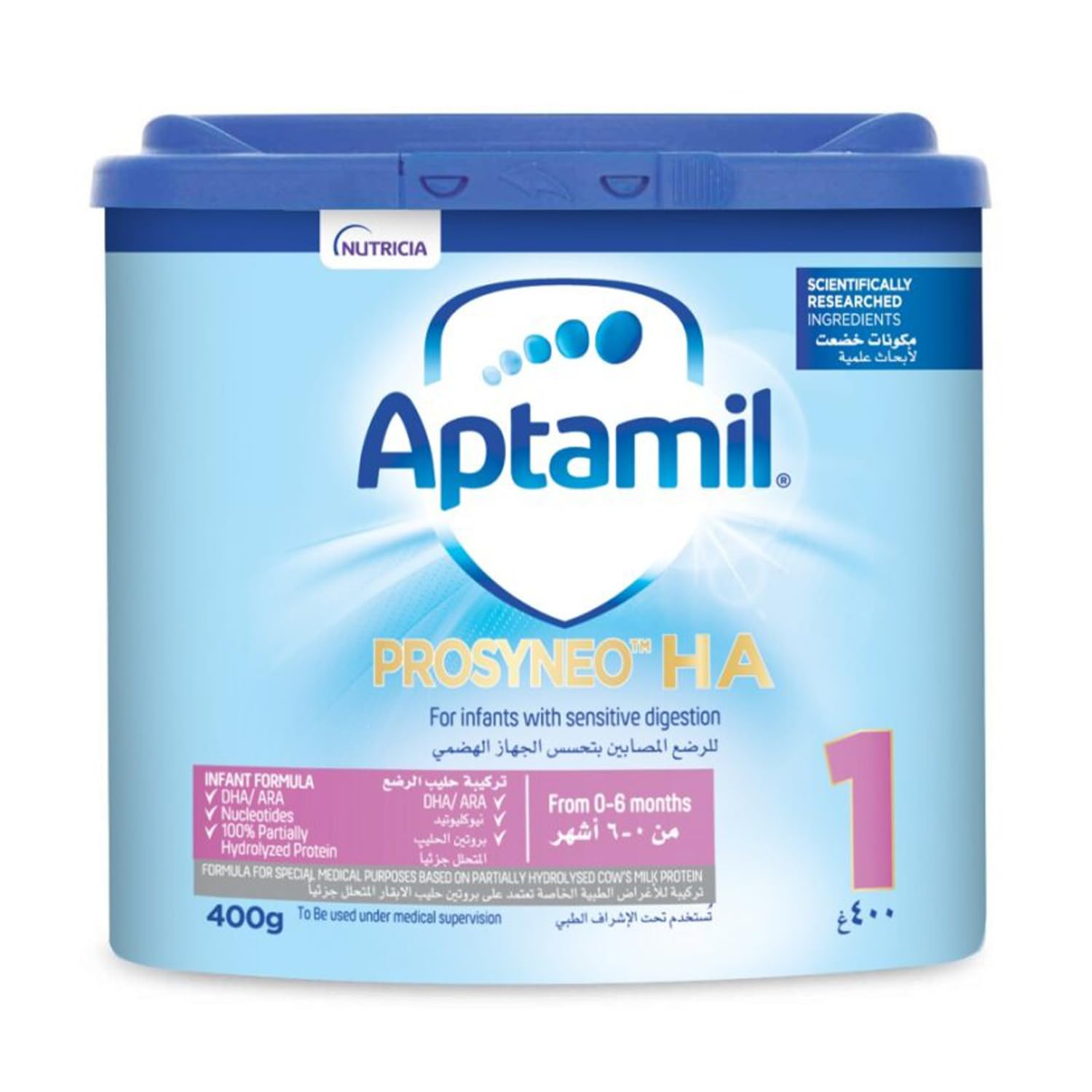 AptamilProsyneo HA 1, Infant Milk Formula With Reduced Allergenicity Properties, fom 0-6 months, 400g