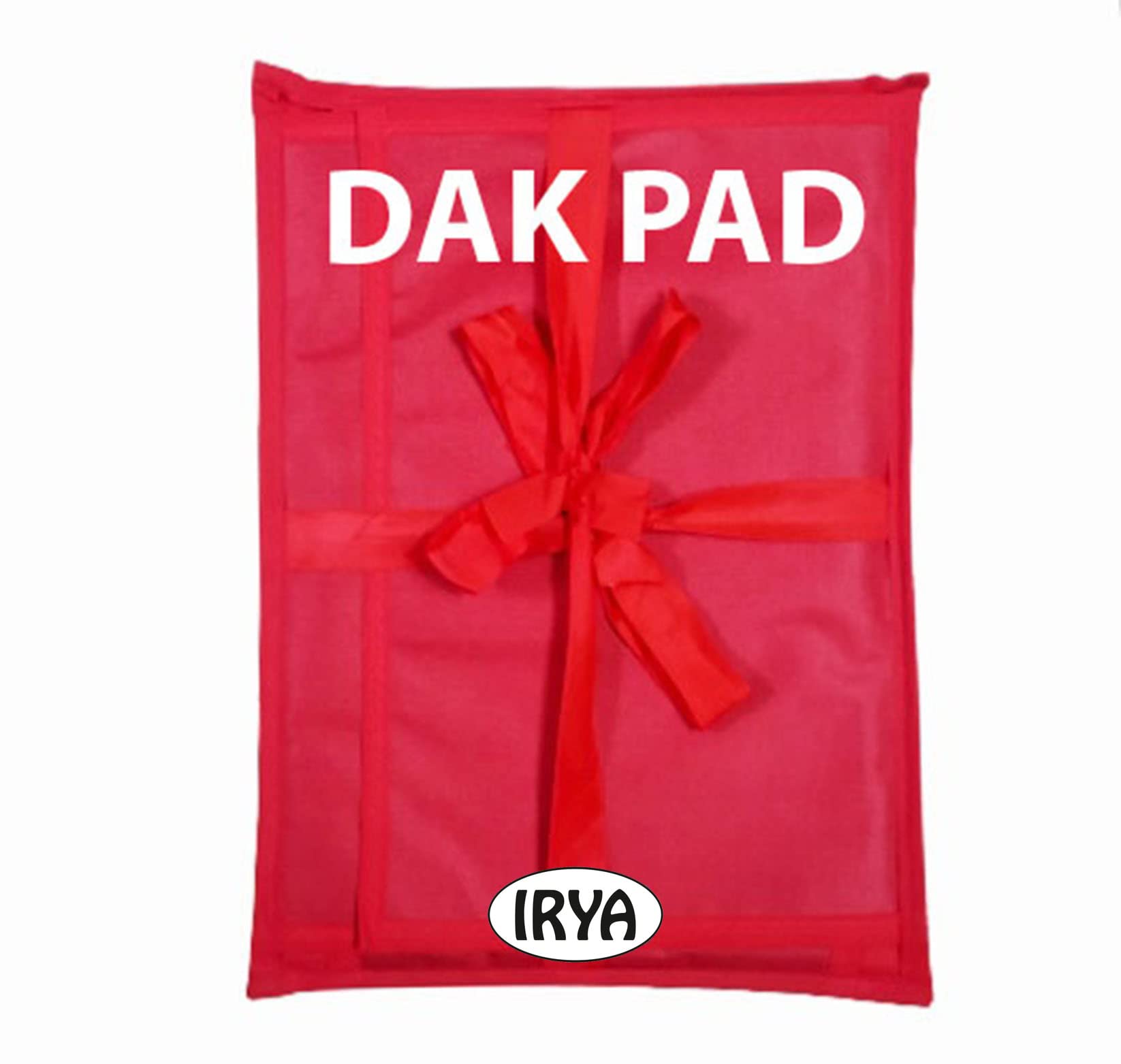 IRYA Dak Pad Folder (F/S or Legal Size: 15 X 11 inch) / File Binder / Four Flapper (Red Color)