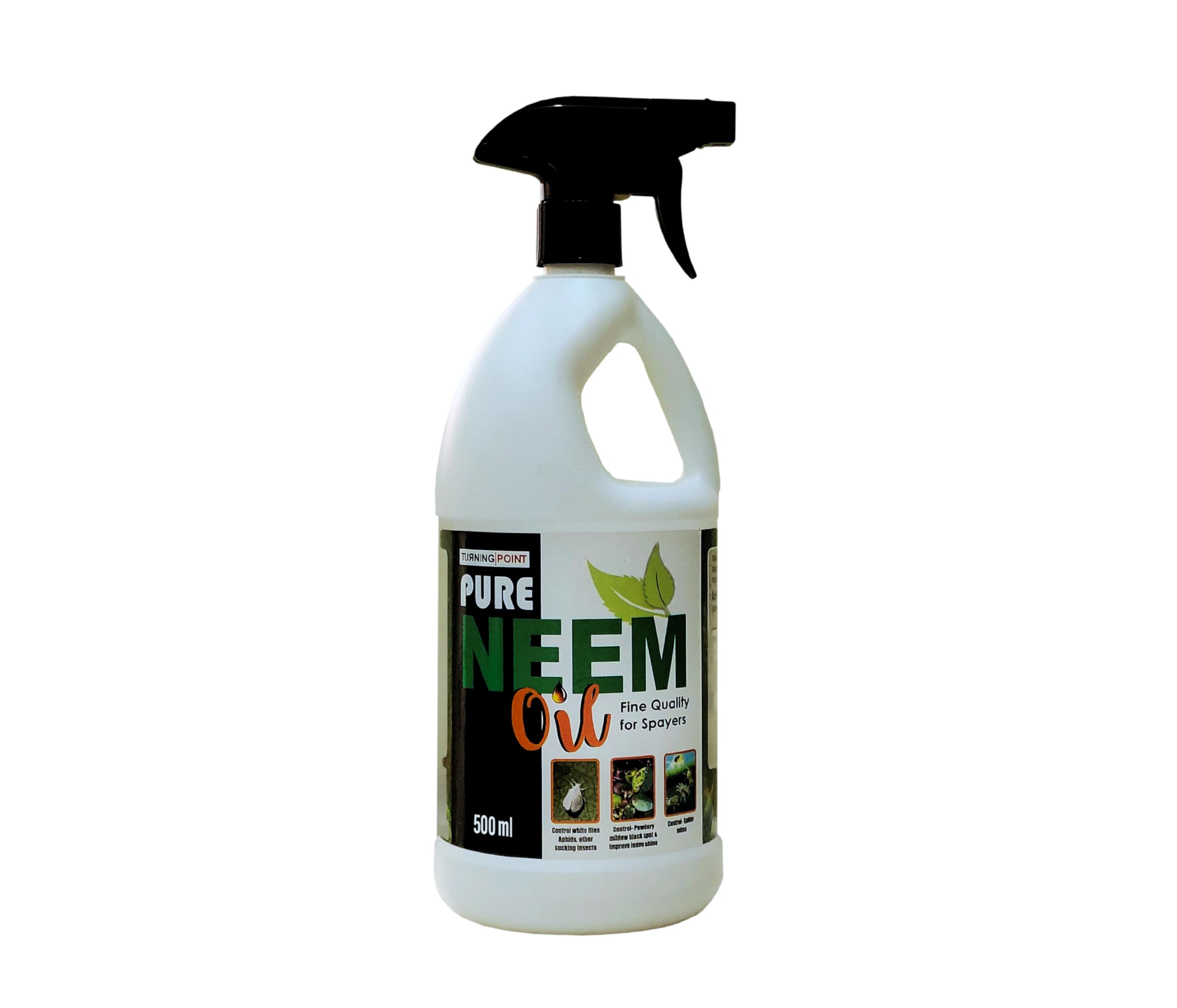 Chipku - Organic Cold Pressed, Water Soluble,Pure Neem Oil effective for Plant & Garden, agricultural sprayers 500 Ml concentrate can make up to 100 spary botal & 100 ltr of ready to use spray