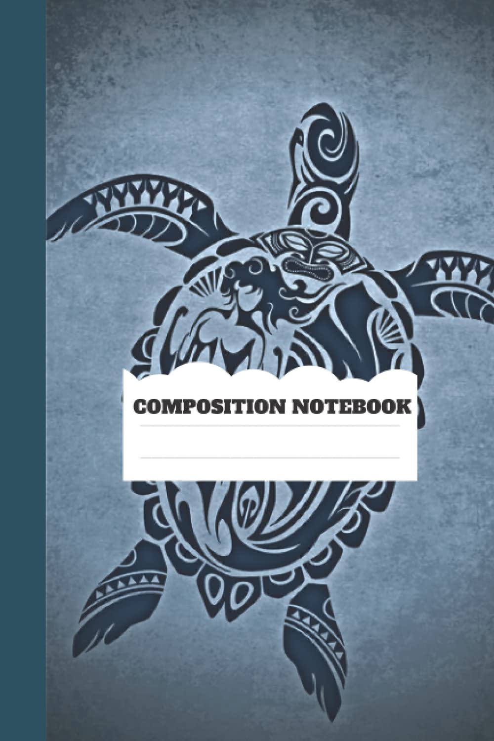 Composition Notebook: Composition Notebook: Colorful Abstract Sea Turtles on Light Blue Background, for boys, girls and kids - 6" X 9." 120 Pages.