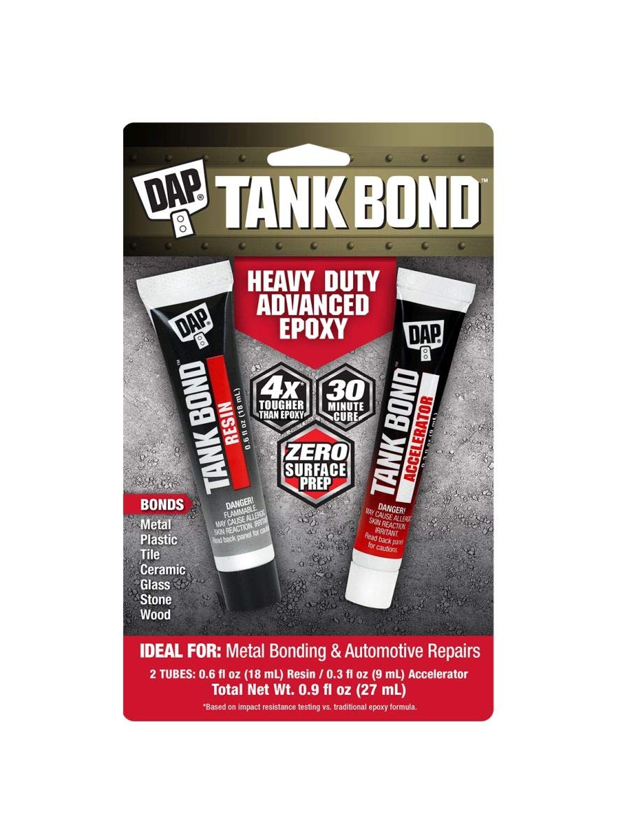 Dap Tankbond Heavy Duty Advanced Epoxy, Gray.9 Oz (7079800176)