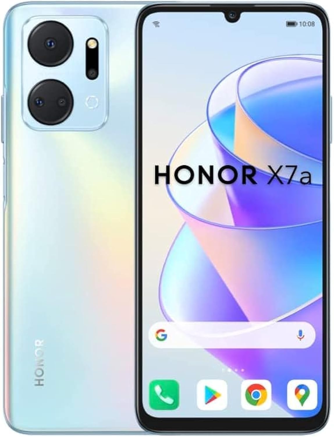 Honor X7a Dual SIM 6GB RAM 128GB 4G Titanium Silver - UAE Version