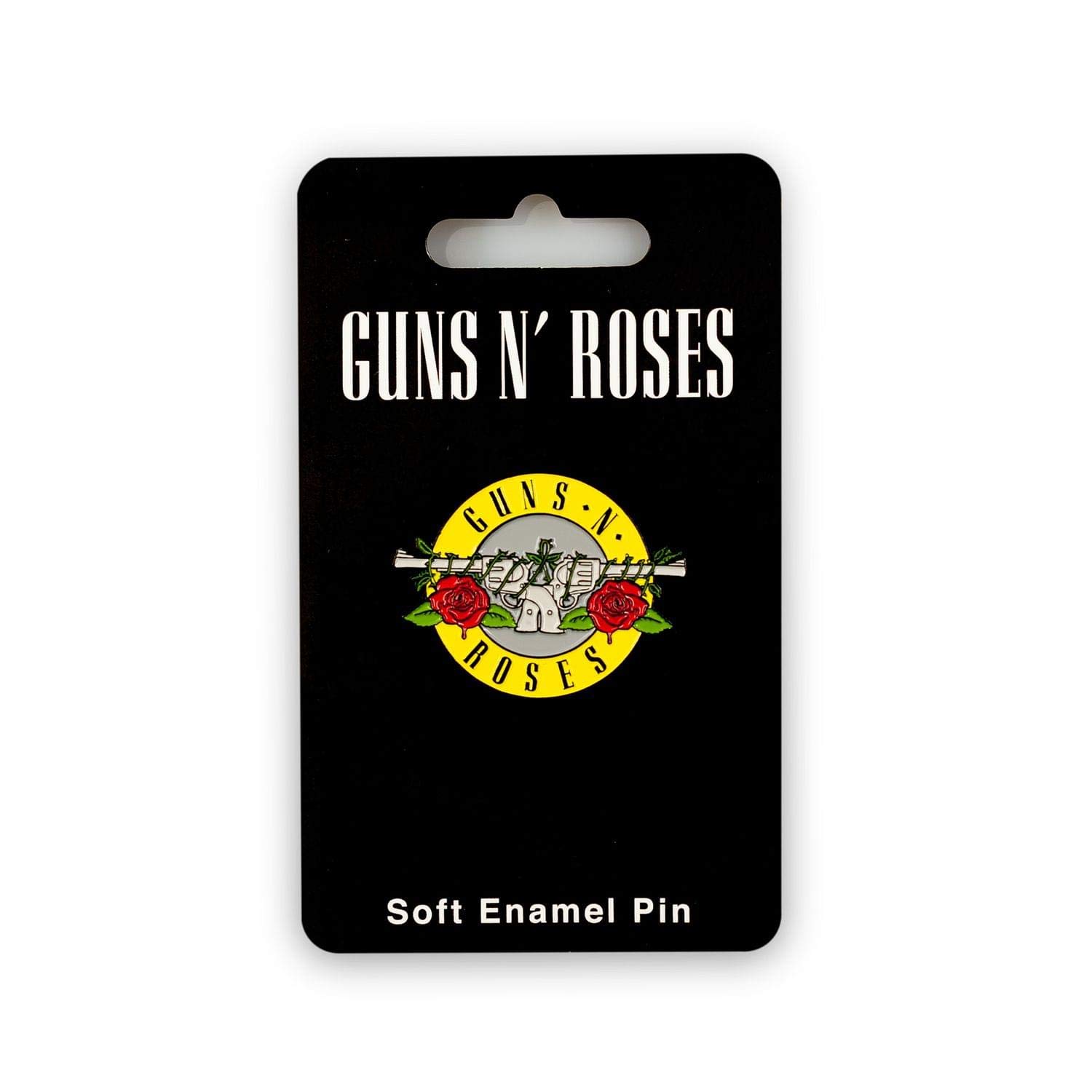 OFFICIAL Guns N' Roses "Bullet" Logo Collectible Pin | Soft Enamel Rock Band Collector's Pin | For the Ultimate GnR Fan