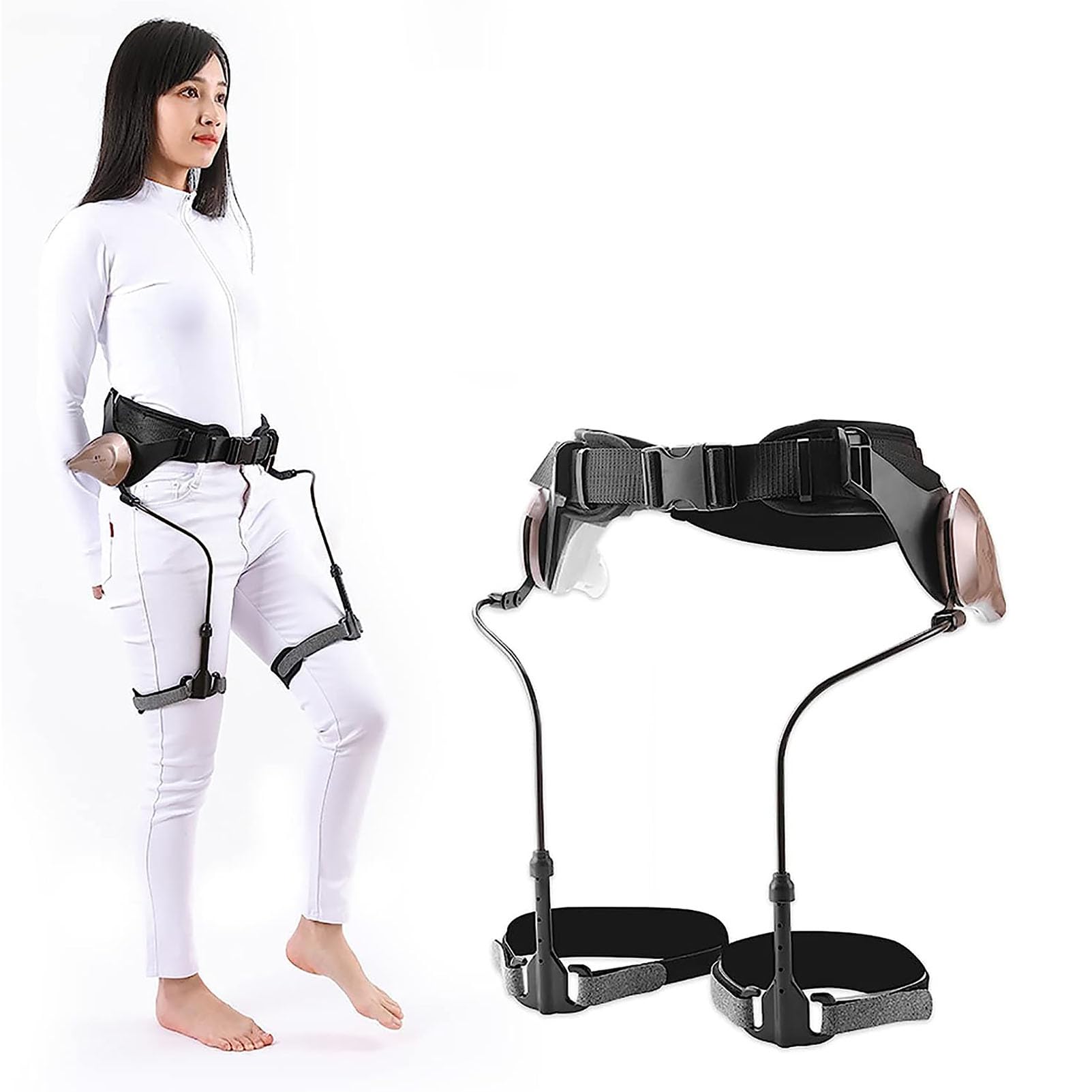 Bionic Body Power Walking Aids, Walking Can Help 50%, Lower Limbs Assisted Rehabilitation Training Equipment, Naturally Get Power Without Charging, for The Elderly, People with Limited Mobility