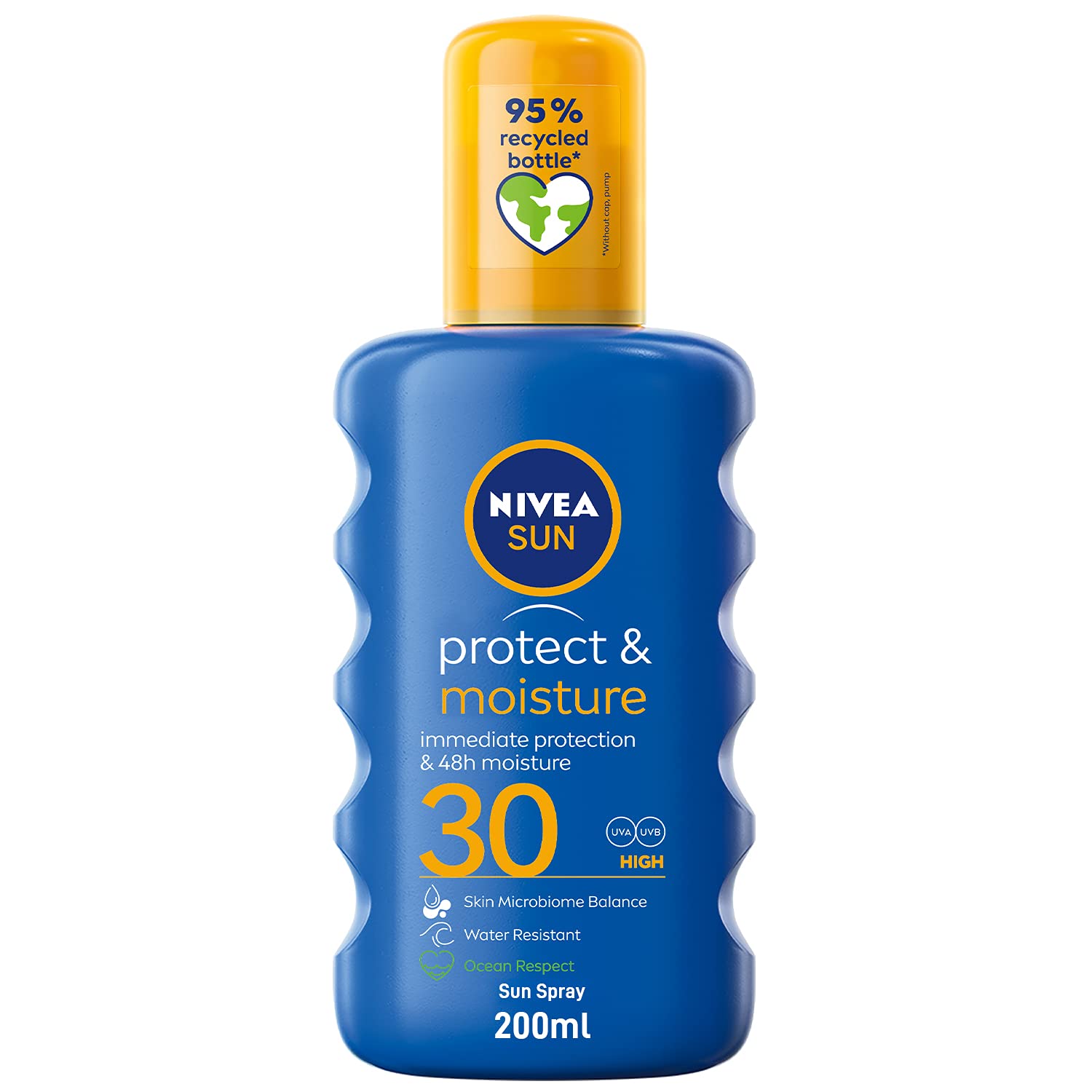 NIVEA SUN Spray, UVA & UVB Protection, Protect & Moisture, SPF 30, 200ml