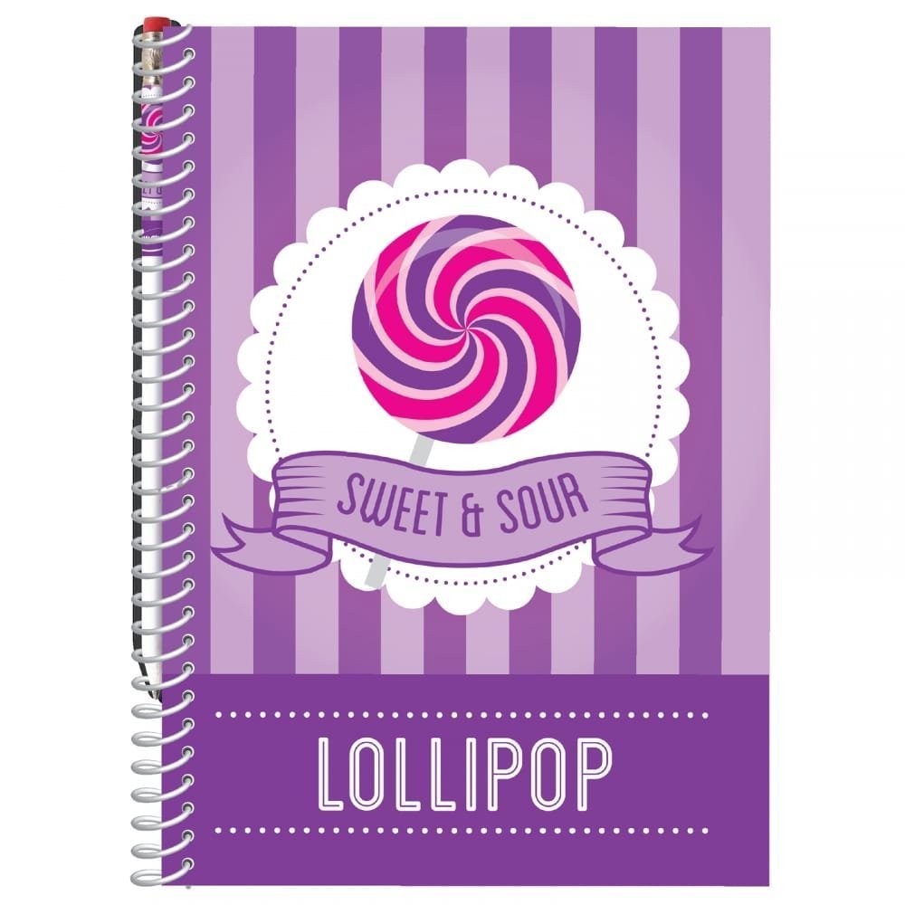 ScentcoScented Sketchbook, Sniff Smelly Fun Notebook, 8.3" x 5.8", Lollipop