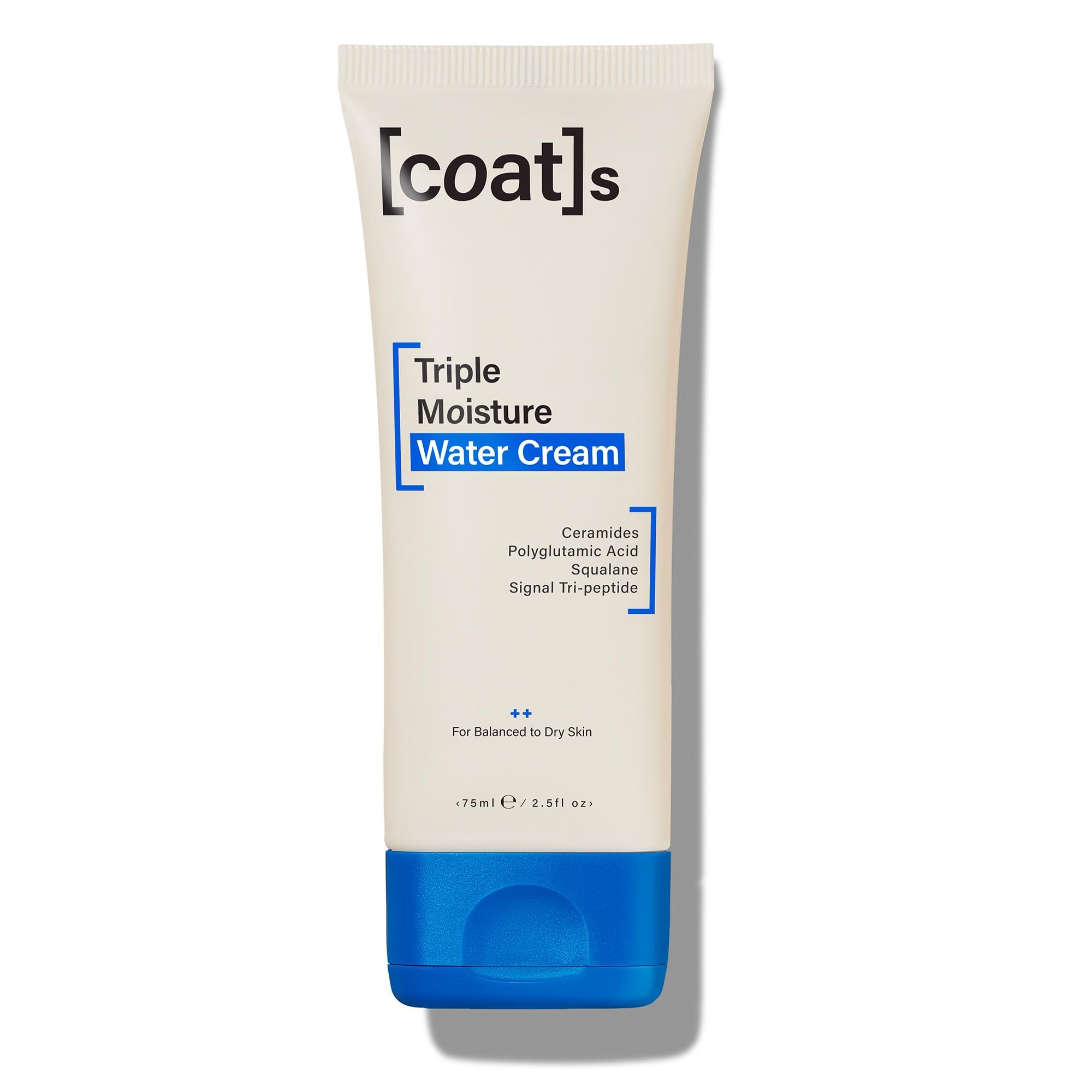 COATS Triple Moisture Water Cream – Lightweight, Oil-Free Face Moisturizer – Protects the Skin Barrier for Long-Lasting Hydration – Dermatologically Approved, Designed for Teens + Young Skin – 2.5 oz