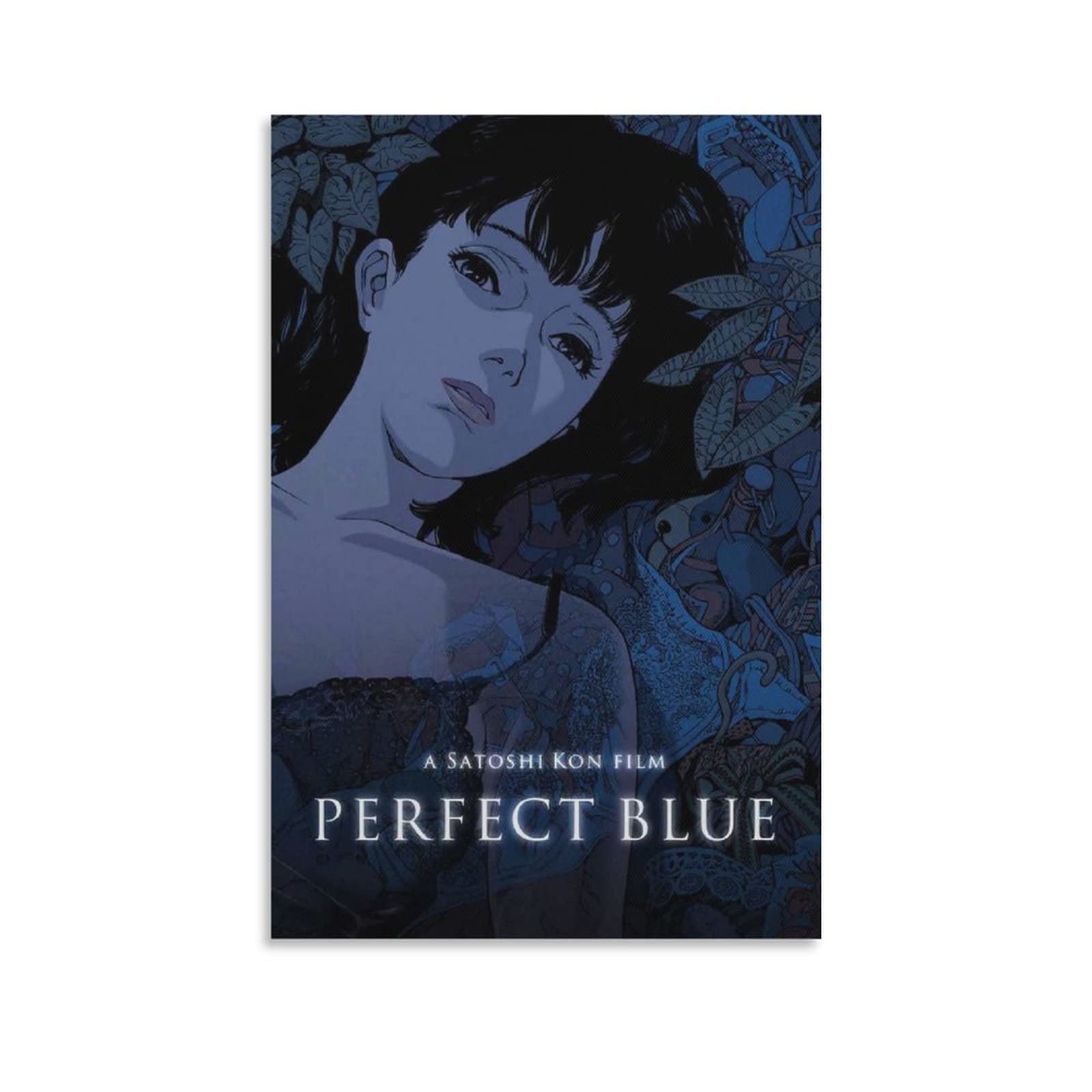 Perfect Blue Movie Poster for room aesthetic Canvas Art Poster and Wall Art Picture Print Modern Family bedroom Decor Posters 12x18inch(30x45cm)