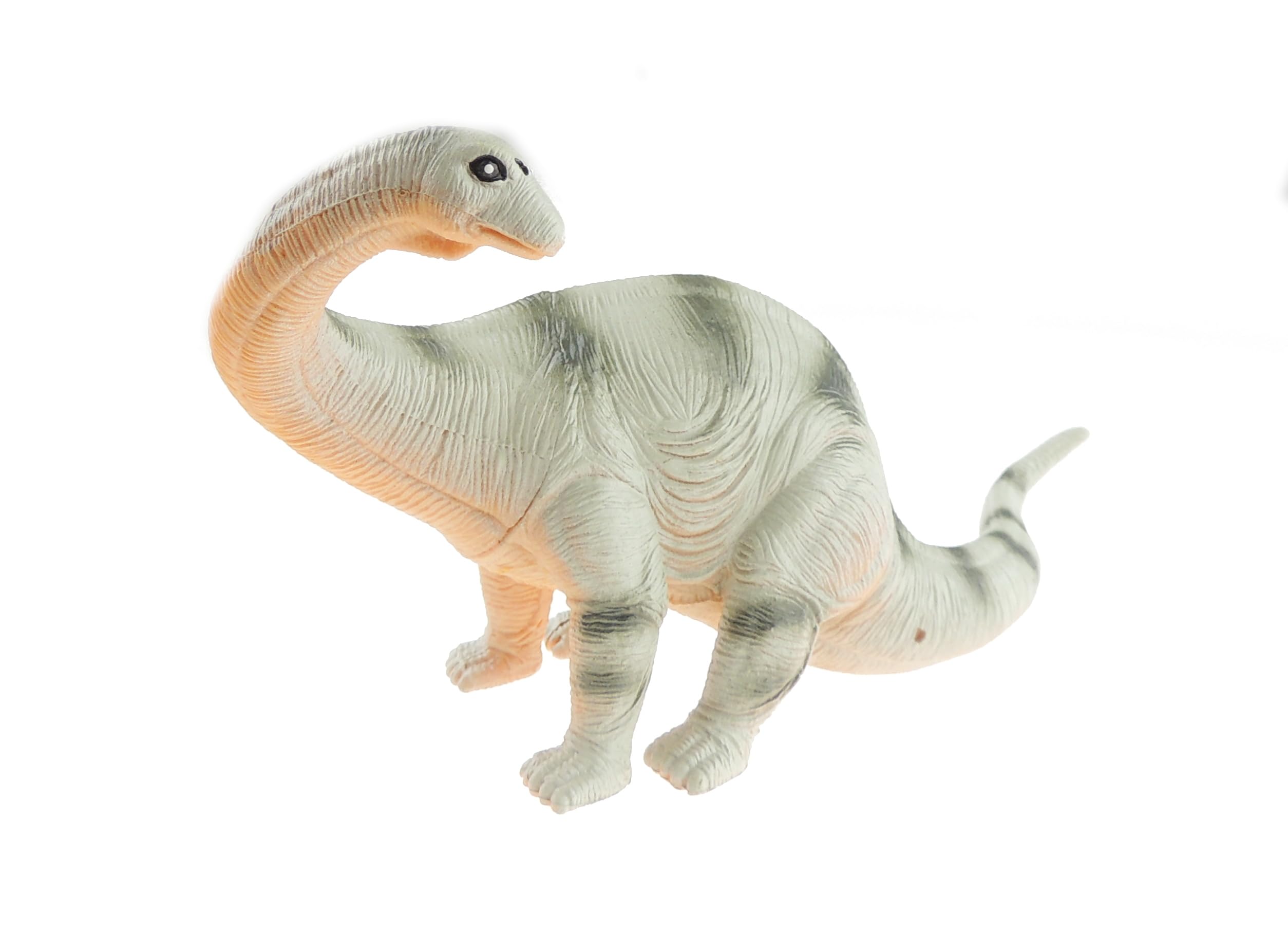 Kids Childrens Small Dinosaur Jurassic Cretaceous Period Stegosaurus Brontosaurus Triceratops Tyrannosaurus Rex T-Rex Lifelike Realistic Play Educational Toy Figures Figurine (Brontosaurus)