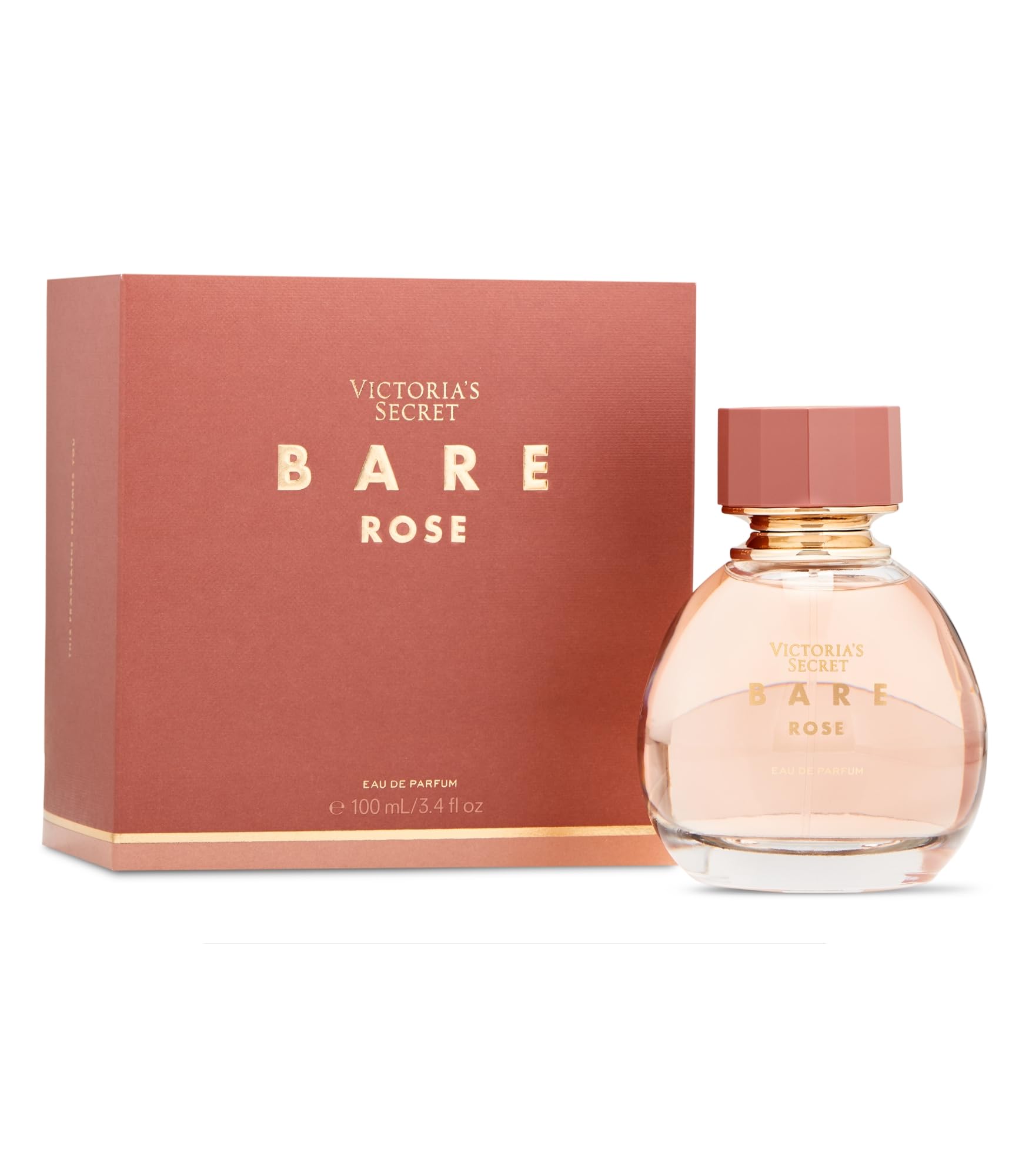 Victoria's SecretBare Rose Eau de Parfum, Notes of Pear Skin, Rosa Centifolia & Sheer Woods, Perfumes for Women (3.4 oz)