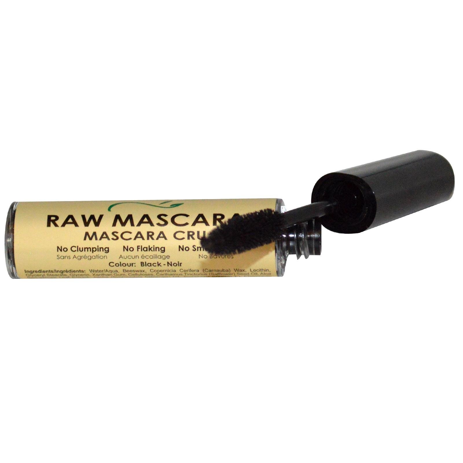 Earth Lab Cosmetics Mascara Raw Black, 10 ml