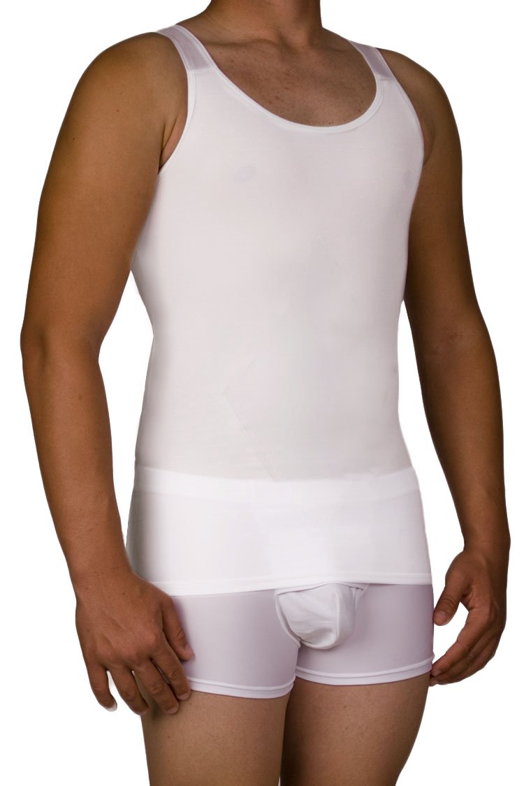 UnderworksMens Compression Body Shirt Girdle Gynecomastia Shirt