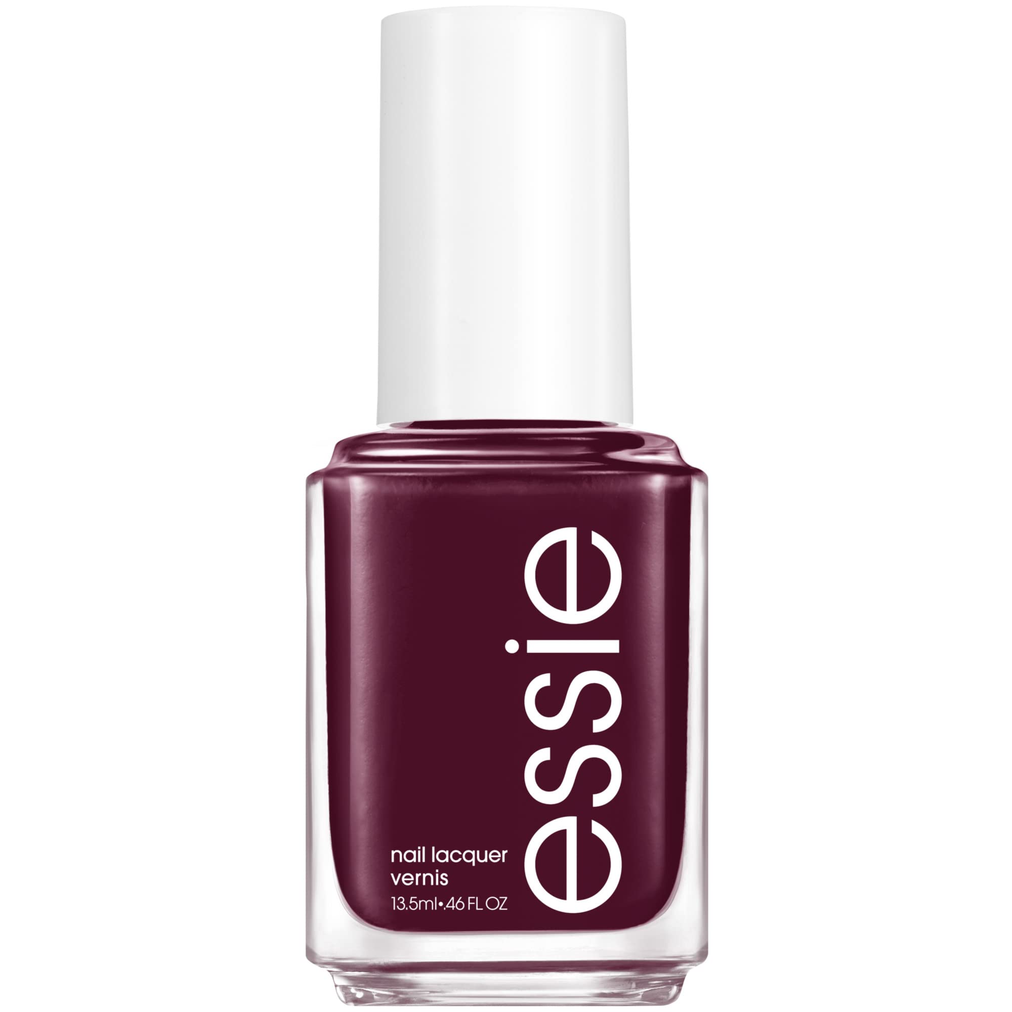 essie Salon-Quality Nail Polish, 8-Free Vegan, Deep Plum, Bahama Mama, 0.46 fl oz