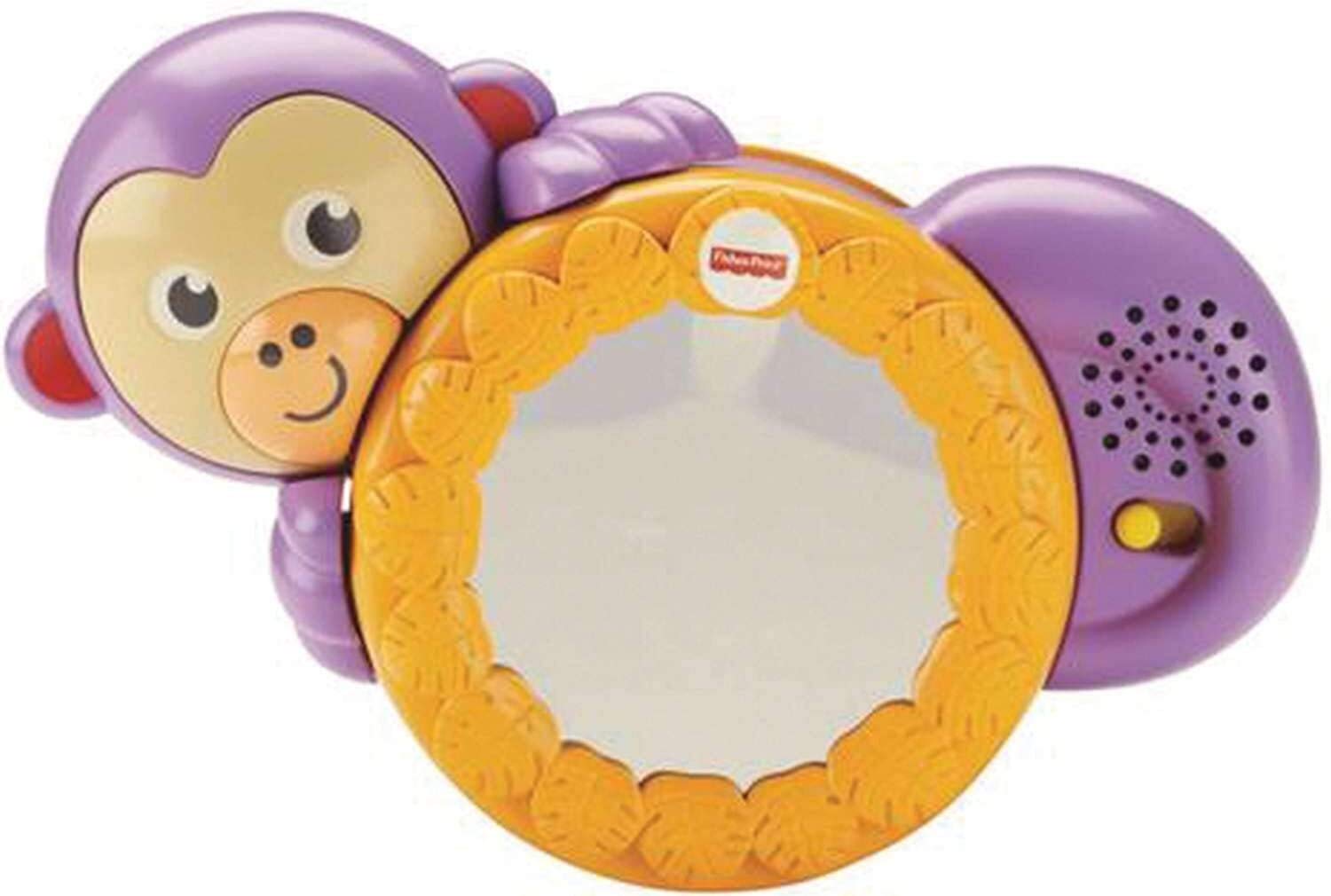 Fisher-PriceInfant Monkey Crawl After With Mirror, Multi-Colour, Fhf75