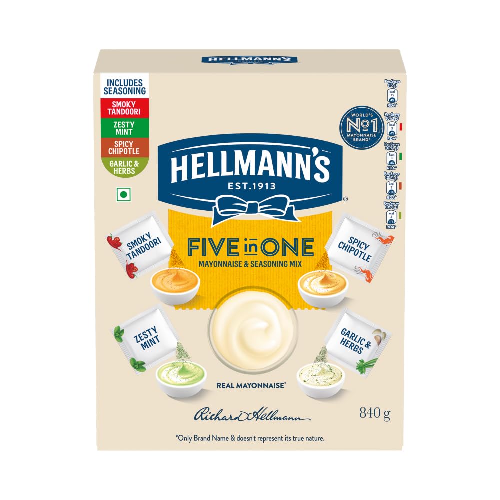 Hellmann's 5 in 1 Mayonnaise & Seasoning Mix, 840grams