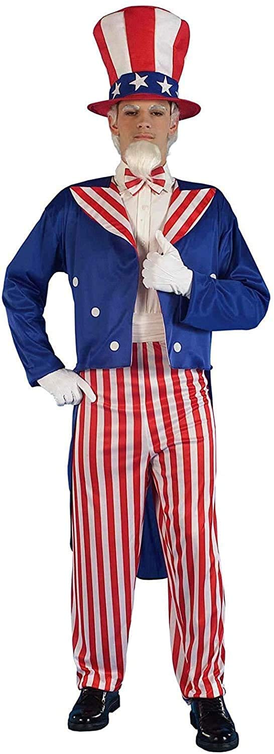 Rubie'sForum Patriotic Party Uncle Sam Costume, Red,blue