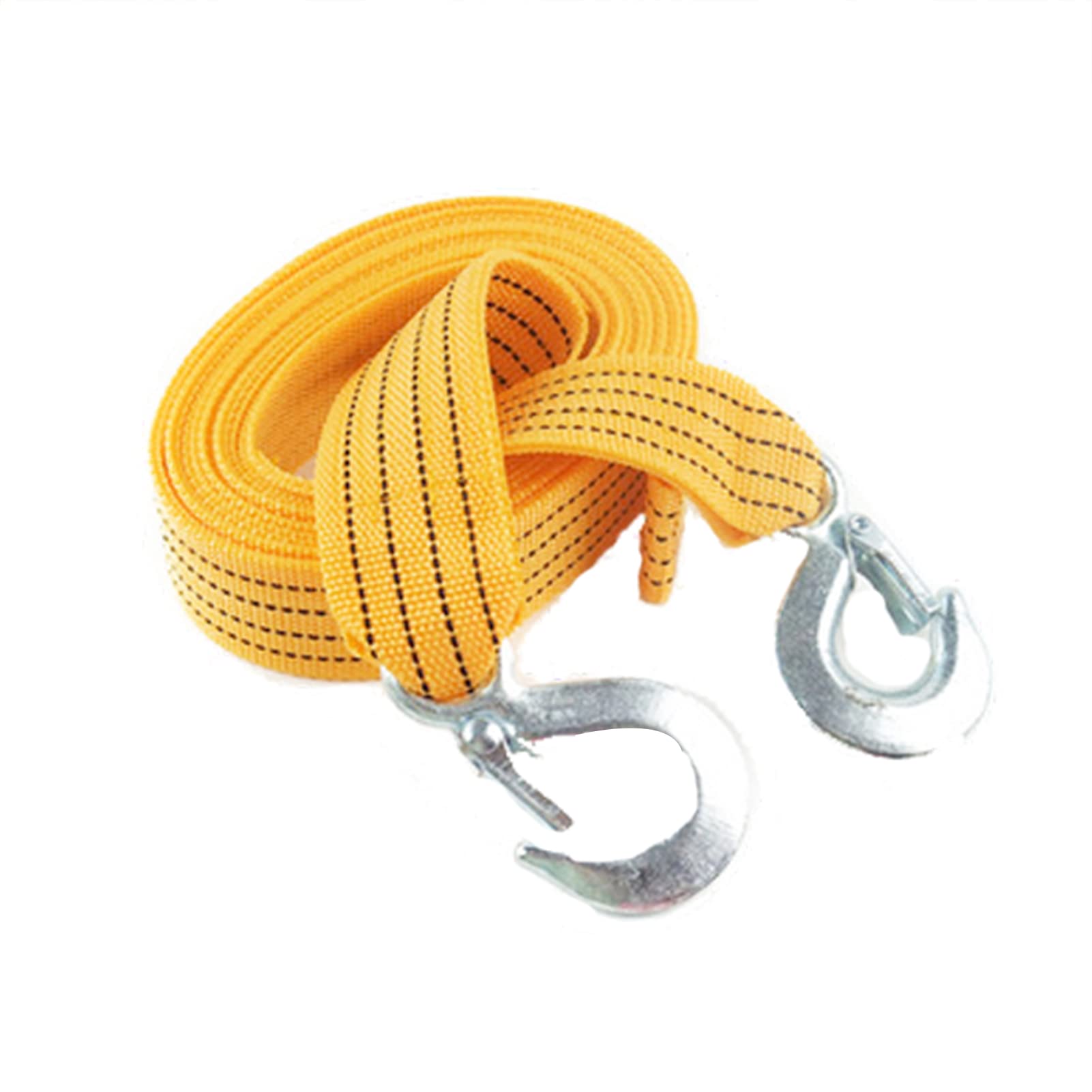 Nylon Tow Rope Versatile Towing Ropes Tow Strap Towrope Car Tow Rope with Hooks 4 Meters