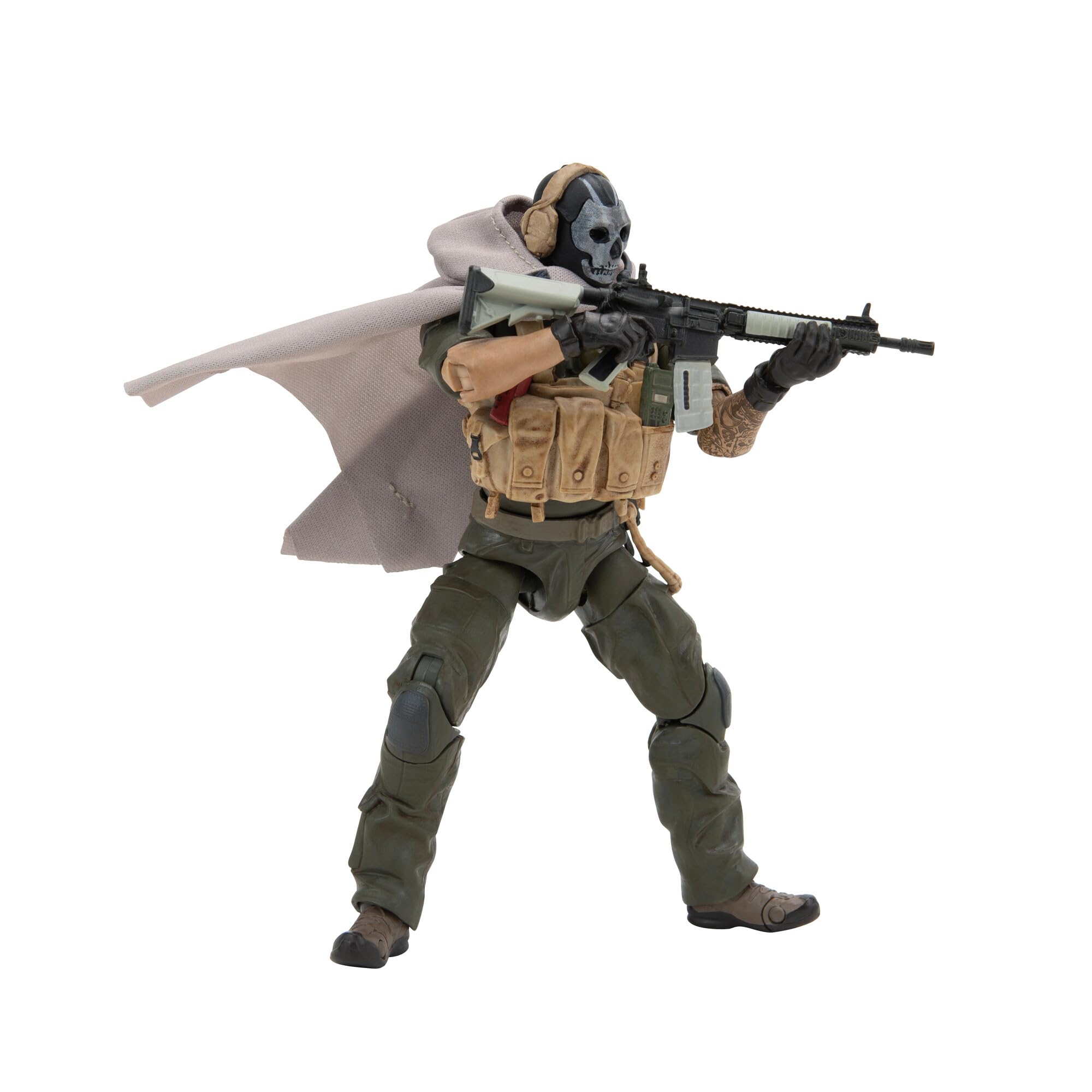 Call of Duty "Ghost (Jawbone) - 6.5-inch Articulated Figure with Swappable Hands and Weapon Accessories