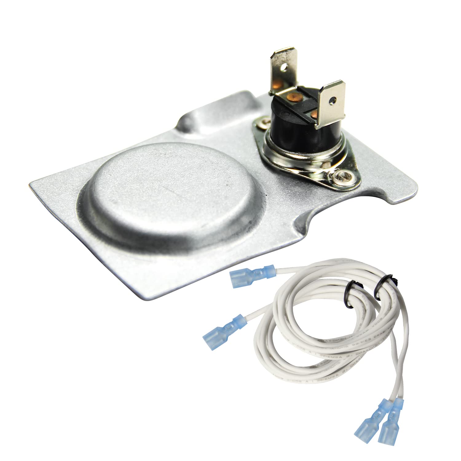 Hongso Magnetic Thermostat Switch with High Temperature Resistant Wire for Fireplace Blower Fan kit /Fireplace Stove Fan, ON at approximately 120°F and OFF at approximately 90°F