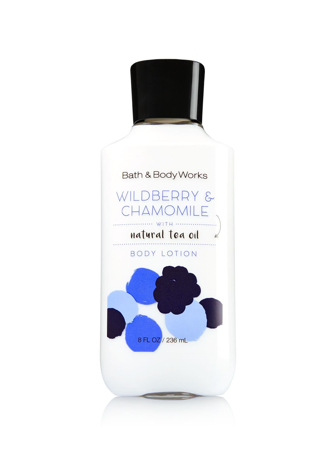 Bath and Body Works Wildberry Chamomile Lotion Made With Natural Tea Oil 8 Ounce Full Size