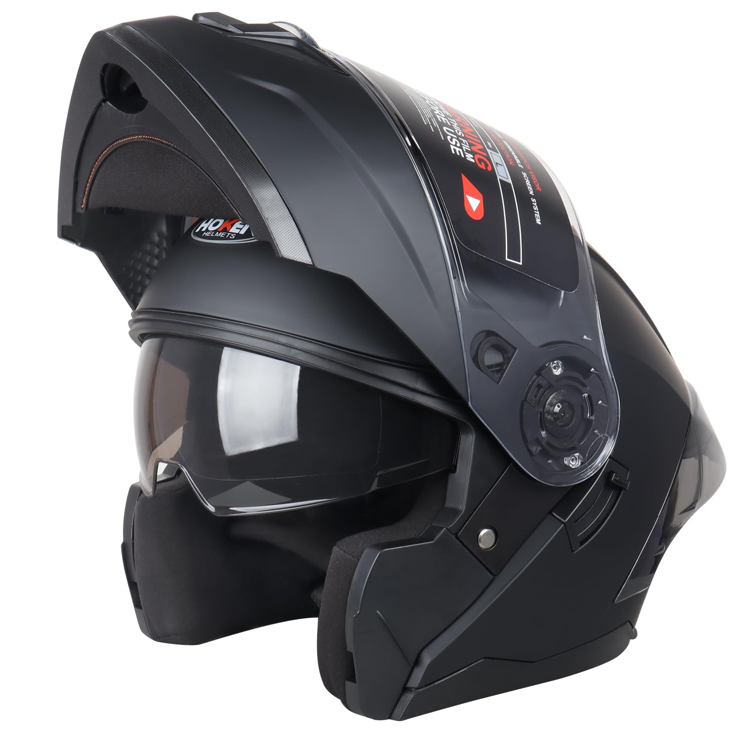 Flip up Double Visor, Modular DOT Certification Approved