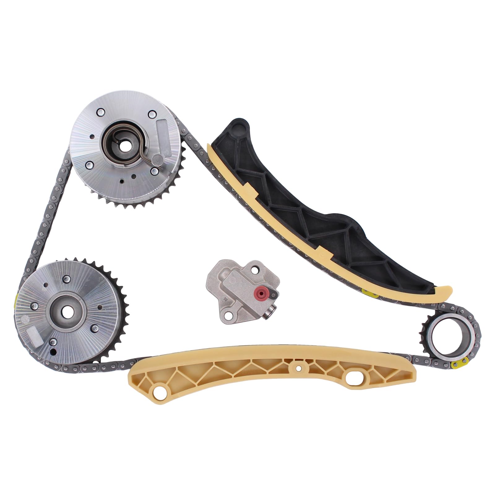 ApplianPar Timing Chain kit with Tensioner Guide VVT Gears for Hyundai Accent Veloster for Kia Rio Soul Forte5 1.6L