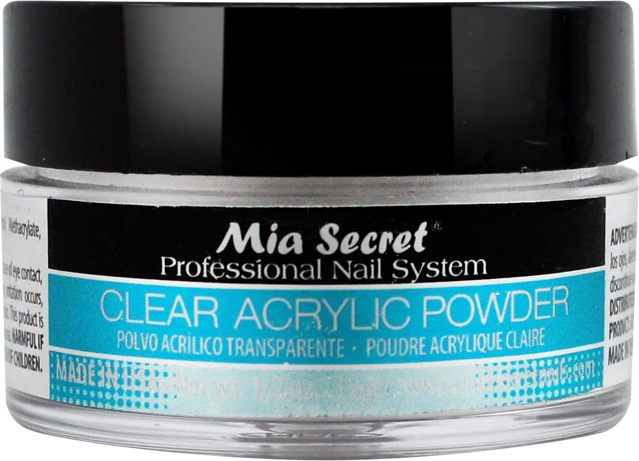 Mia SecretProfessional Acrylic Nail System Clear Acrylic Powder (1/2 oz)