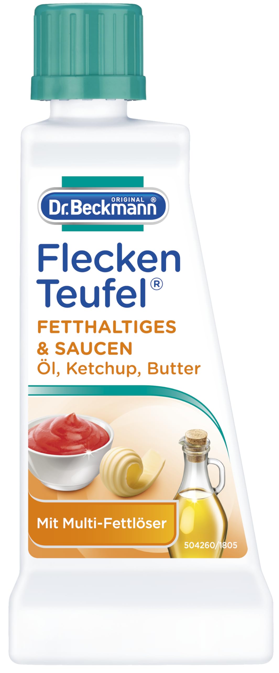 DR. BECKMANN Stain Devil: Fat, Oil & Sauces/Ketchup remover (50ml / 1.7fl oz Bottle)