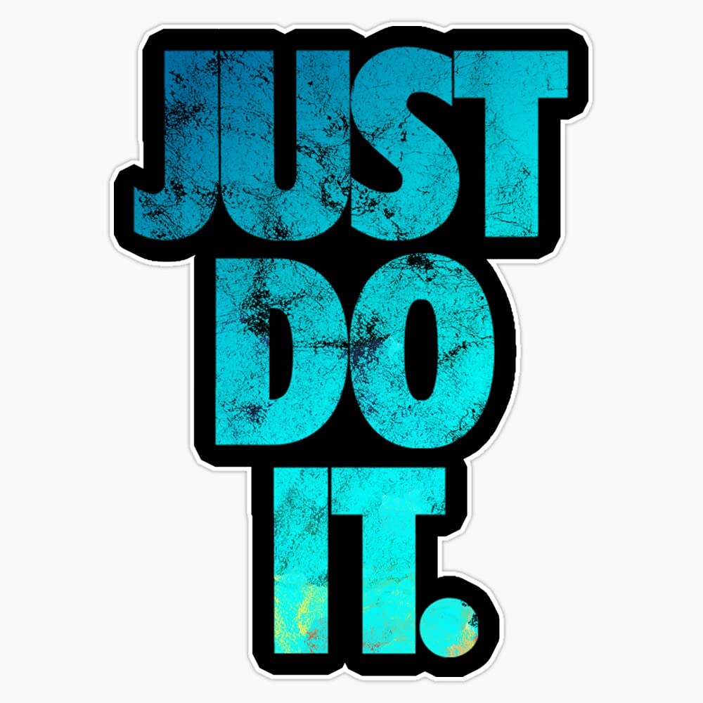 RDB-USA-STICKERS-6811 Just Do It. Vinyl Decal Wall Laptop Bumper Sticker 5 inch