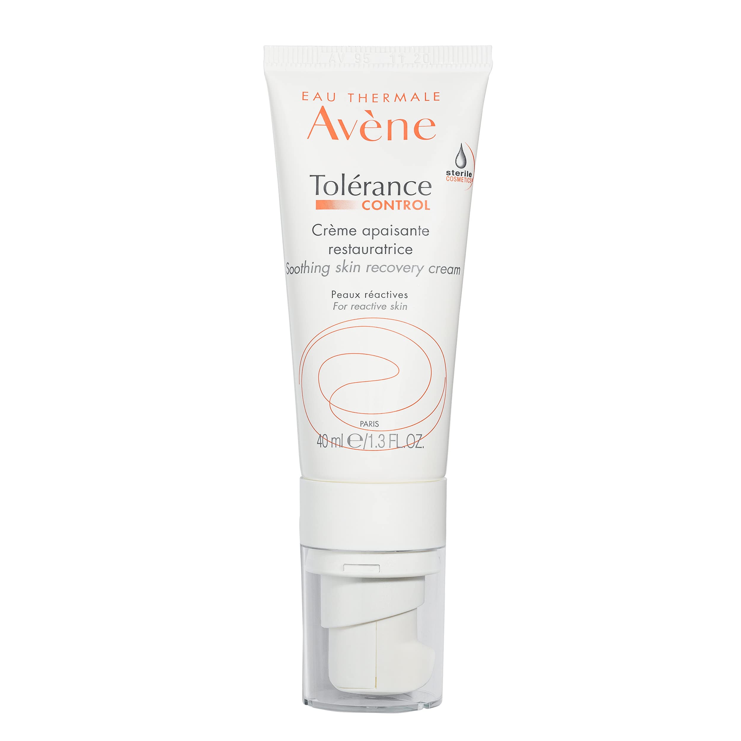 Eau Thermale Avene Tolerance Control Soothing Skin Recovery Cream (previously Skin Recovery Cream) New & Improved, Hypersensitive Normal-Combination Skin Face Moisturizer, No Preservatives, 1.3 fl.oz.