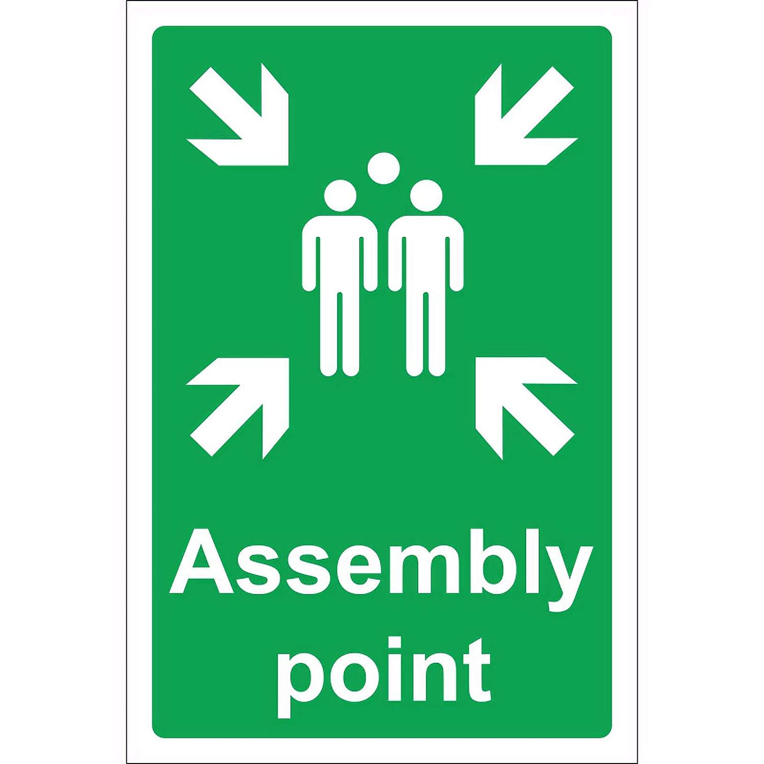 Safety First Aid Group Assembly Point Sign, 30x40cm