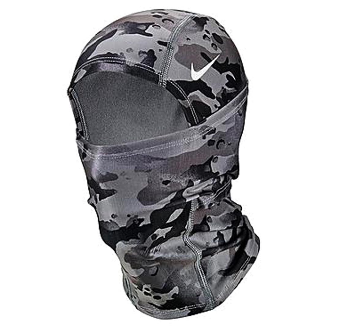 NikePro Therma-Fit Hyperwarm Hood, Balaclava (Grey Camo) - Unisex