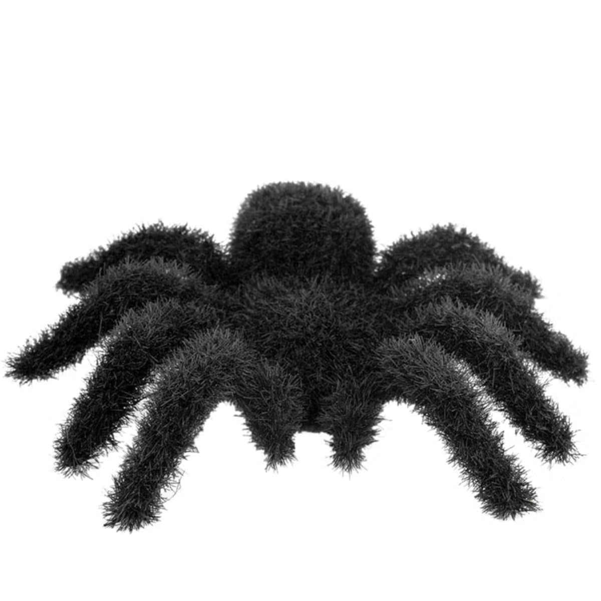 ECYCHalloween Spiders Decoration, Artificial Giant Spider Halloween Ornaments Realistic Scary Hairy Spider for Halloween Party Outdoor and Indoor Decoration,02