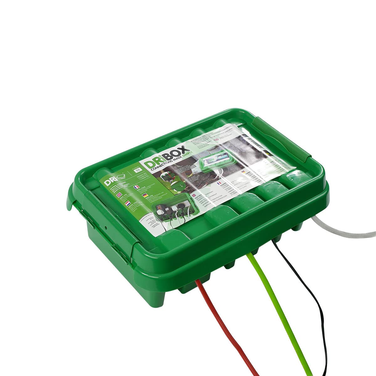 Dri-Box FL-1859-285G IP55 Weatherproof Box, Green, Medium