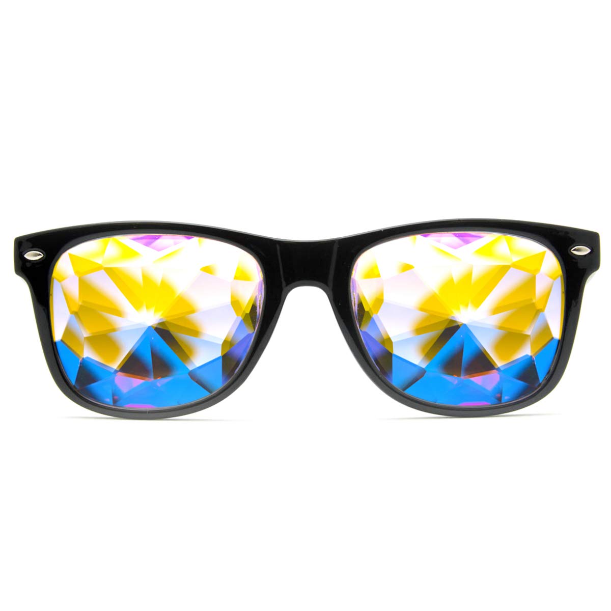 GloFX Ultimate Kaleidoscope Glasses - Rainbow EDM Rave Light Diffraction Festival Eyewear