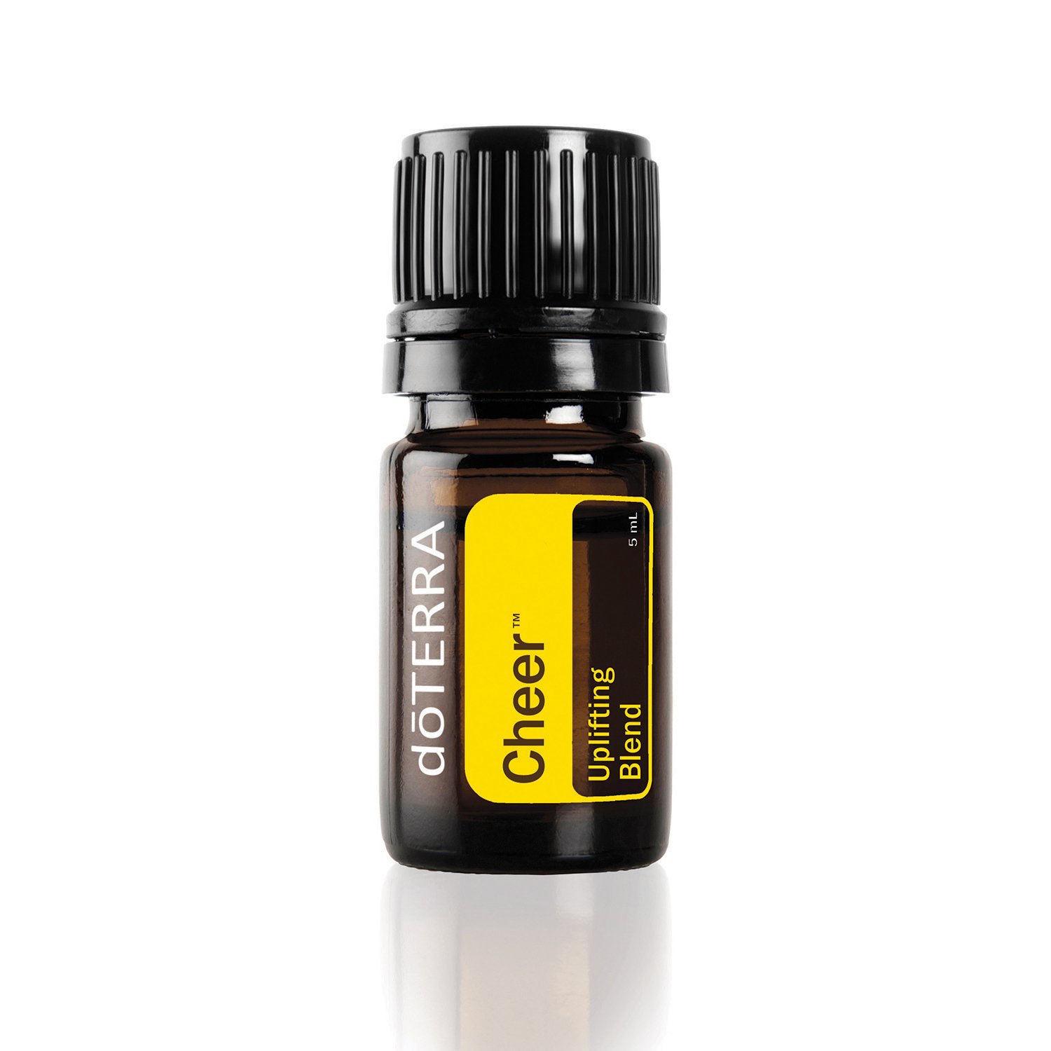 doTERRACheer Essential Oil Uplifting Blend - 5 mL, Promotes Optimism and Happiness, Counteracts Negative Emotions